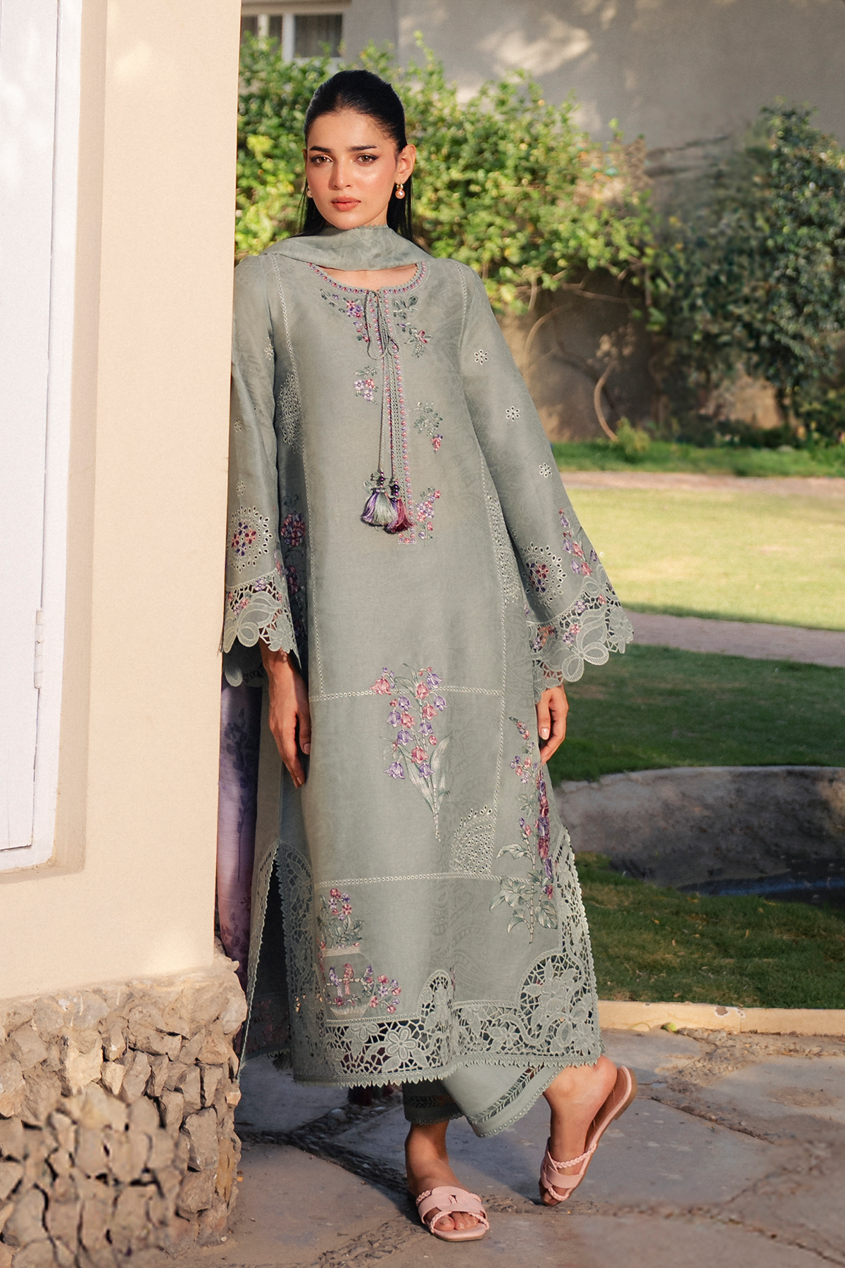 EMBROIDERED LAWN RTW-9366