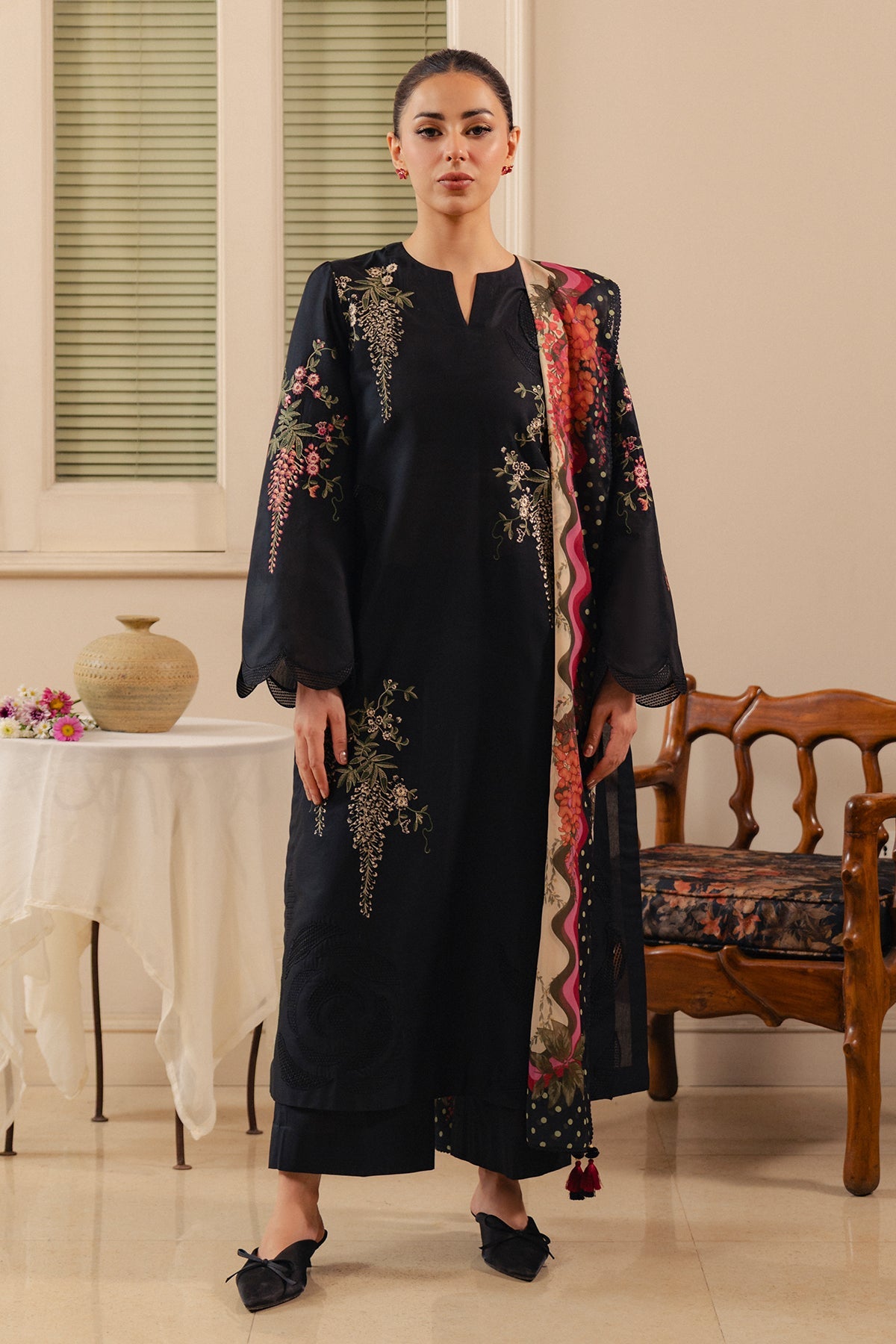 EMBROIDERED PREMIUM VISCOSE RTW-0250