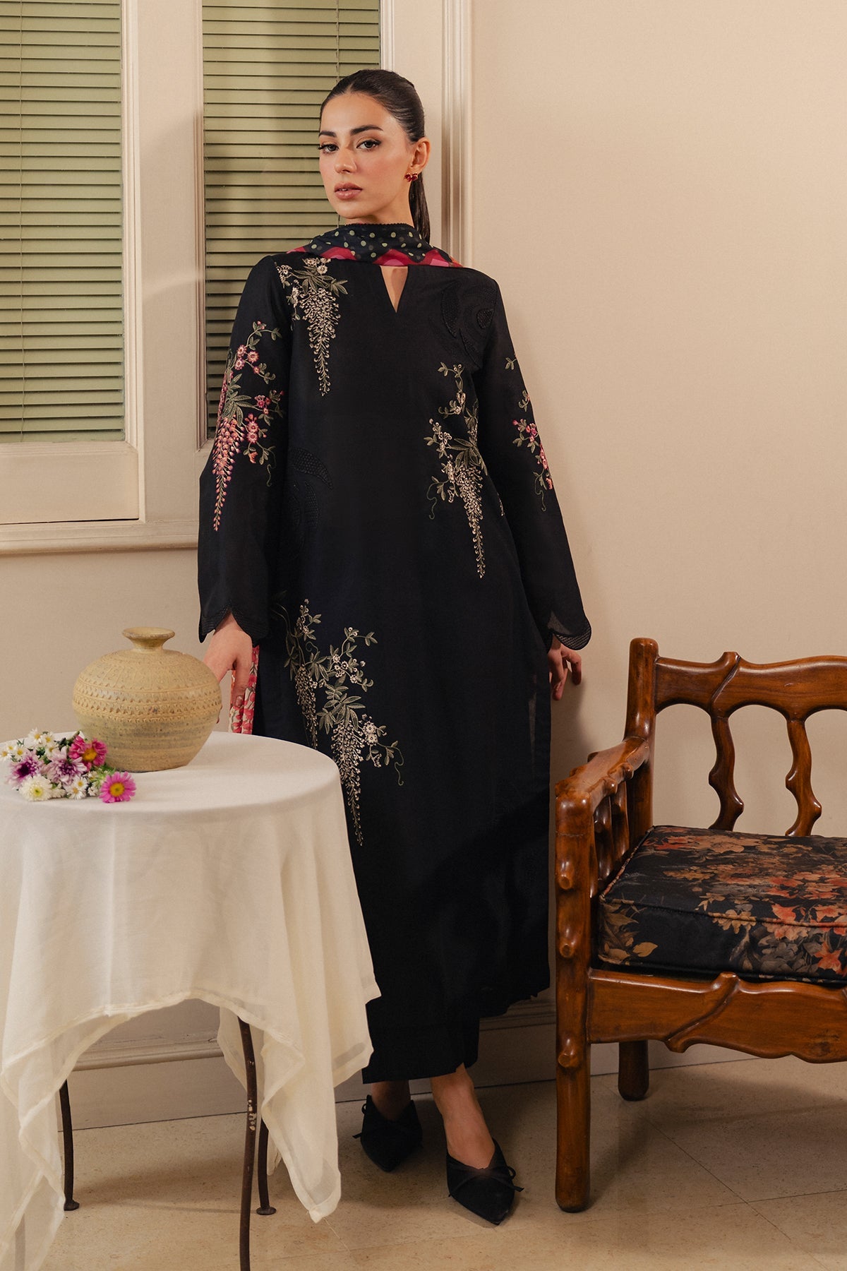 EMBROIDERED PREMIUM VISCOSE RTW-0250
