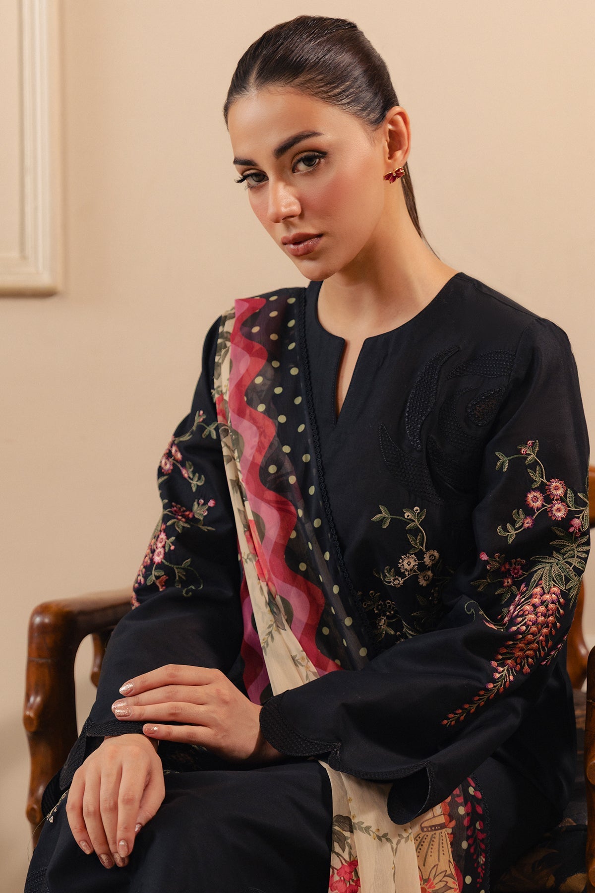 EMBROIDERED PREMIUM VISCOSE RTW-0250