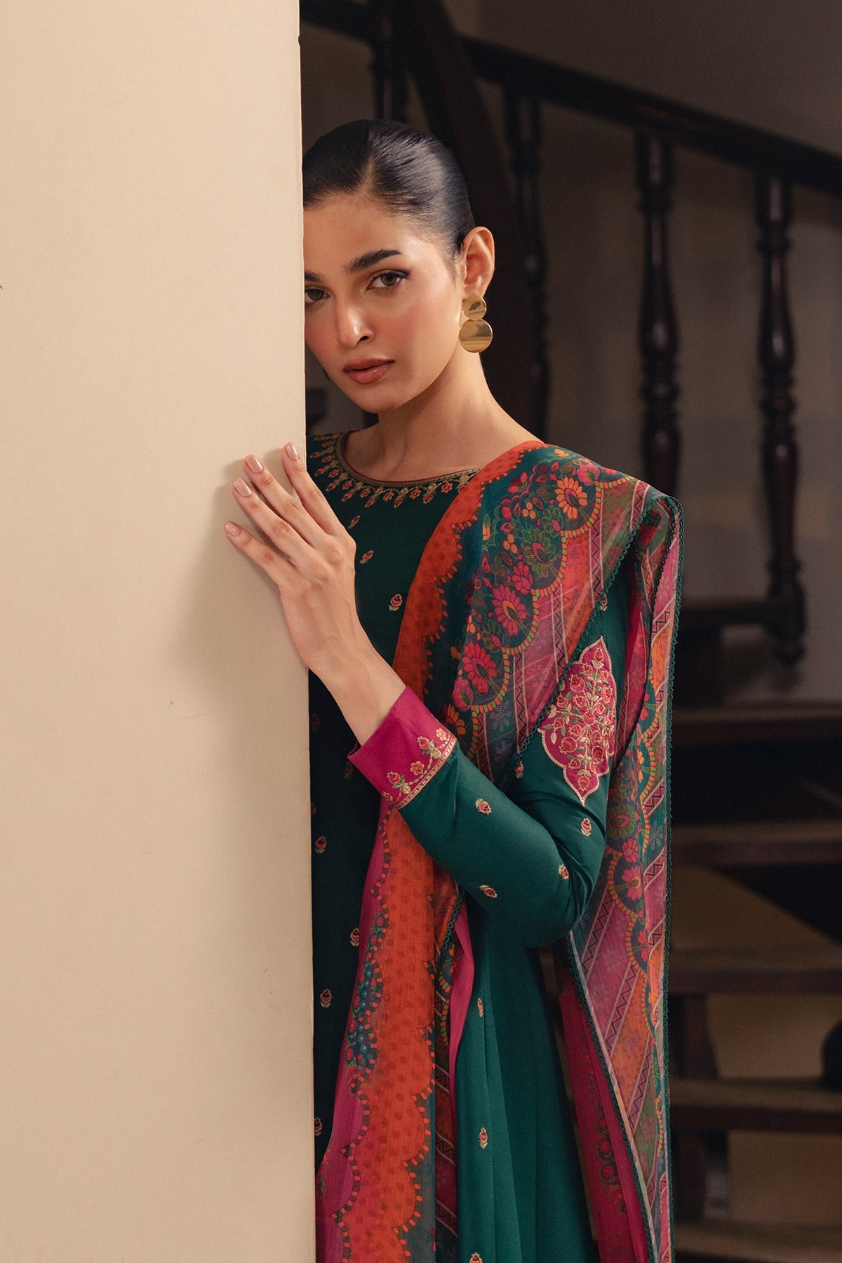 EMBROIDERED LAWN USE-9383