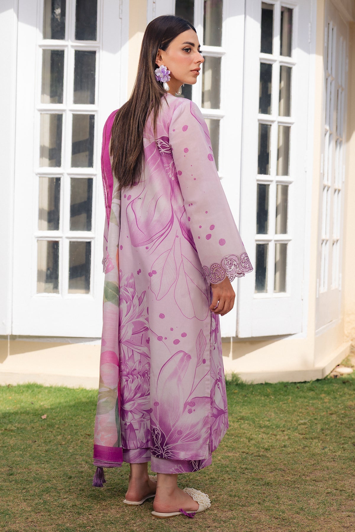 EMBROIDERED LAWN RTW-1293