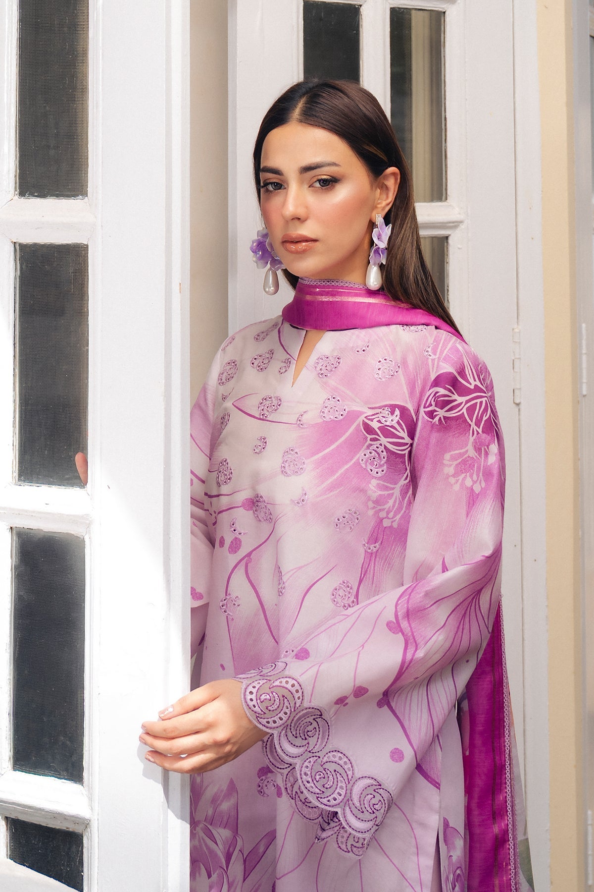 EMBROIDERED LAWN RTW-1293