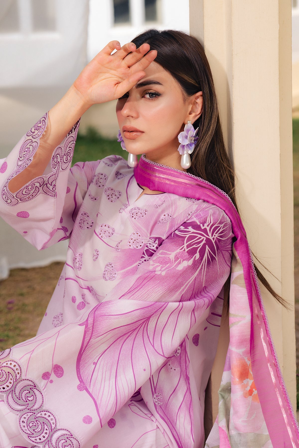 EMBROIDERED LAWN RTW-1293