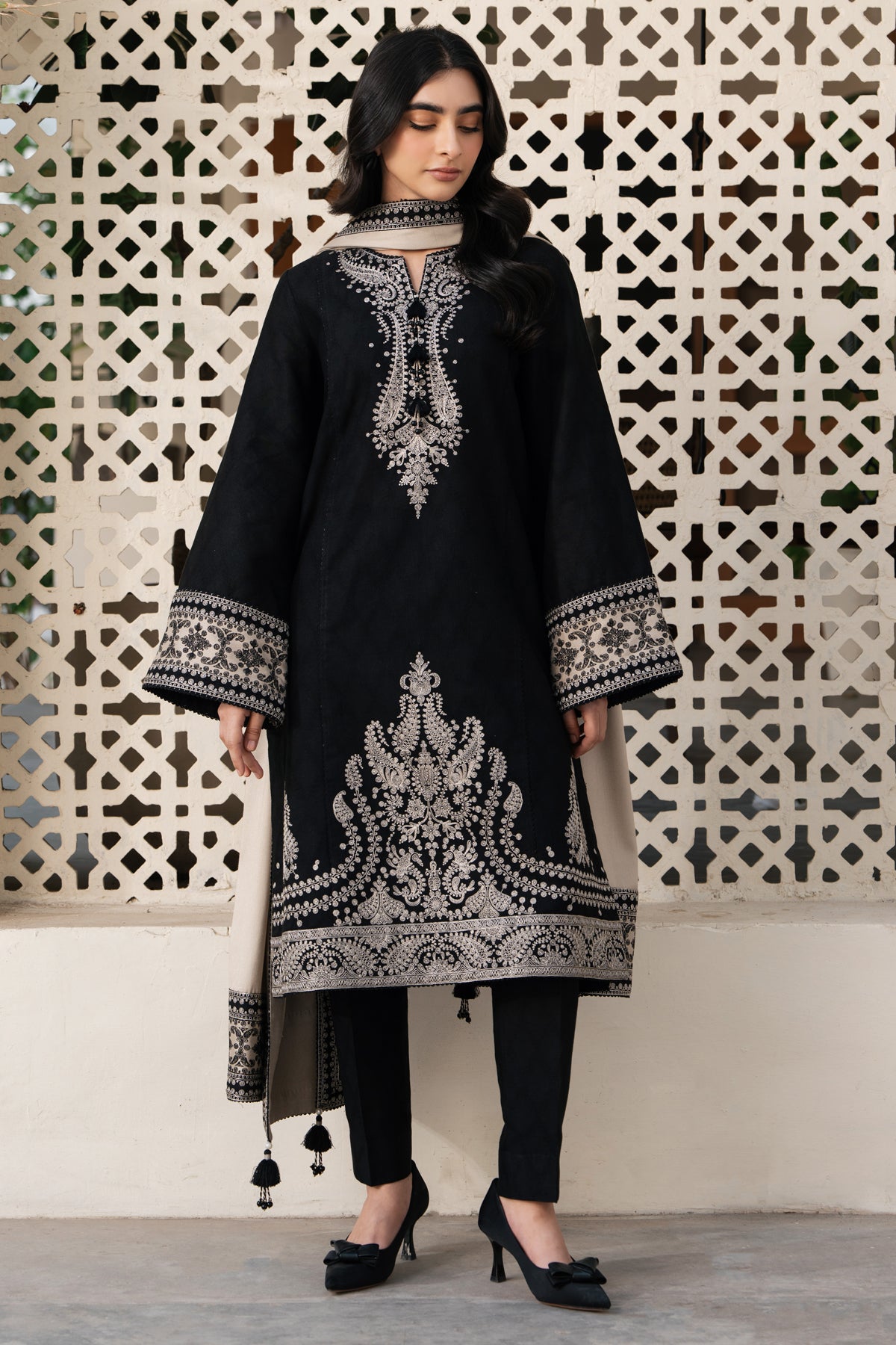 EMBROIDERED PREMIUM VISCOSE RTW-0129