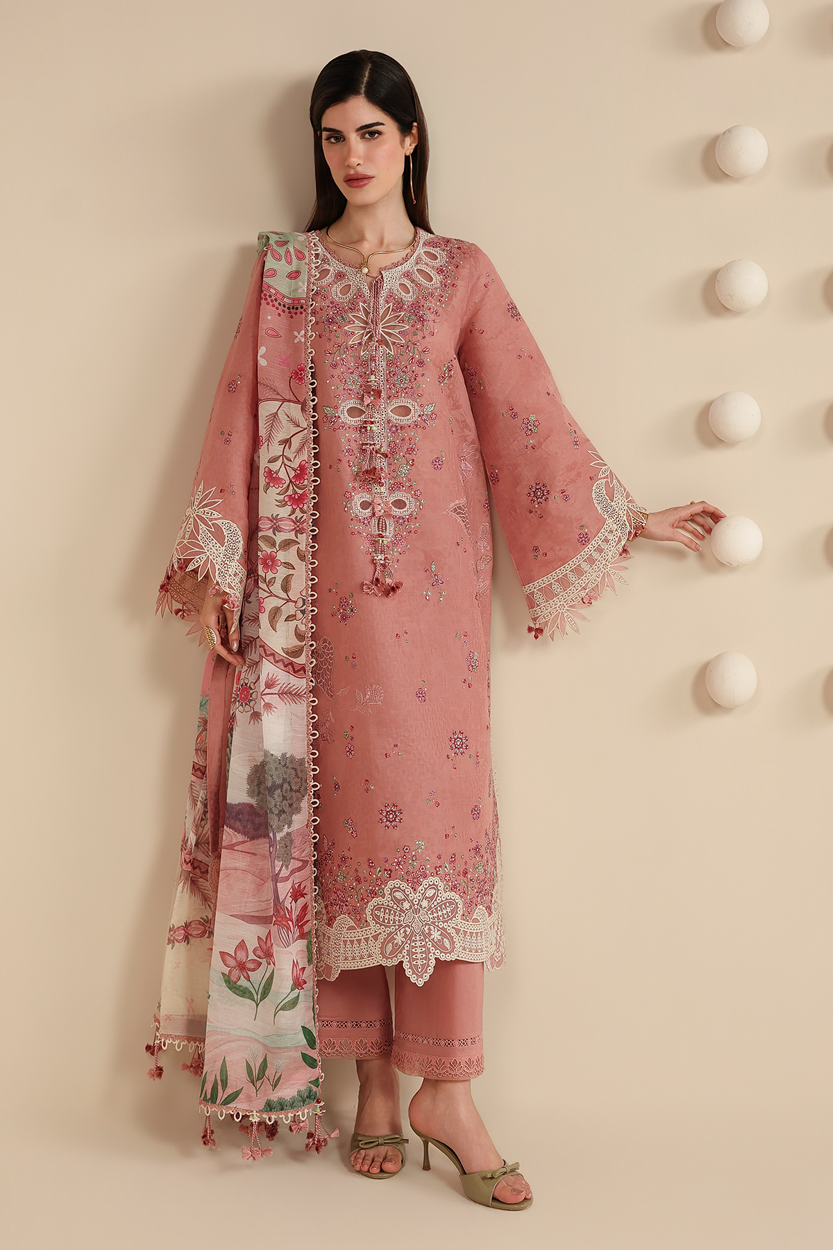 EMBROIDERED LAWN IL26-D04