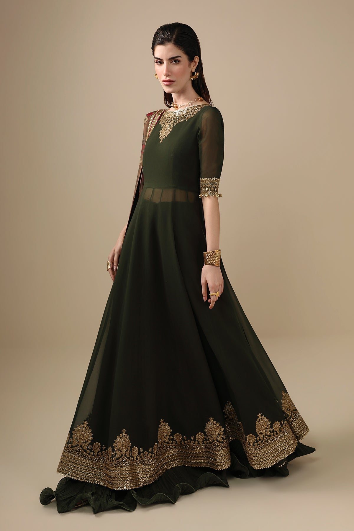 Luxury Pakistani formal clothes online - Jazmin