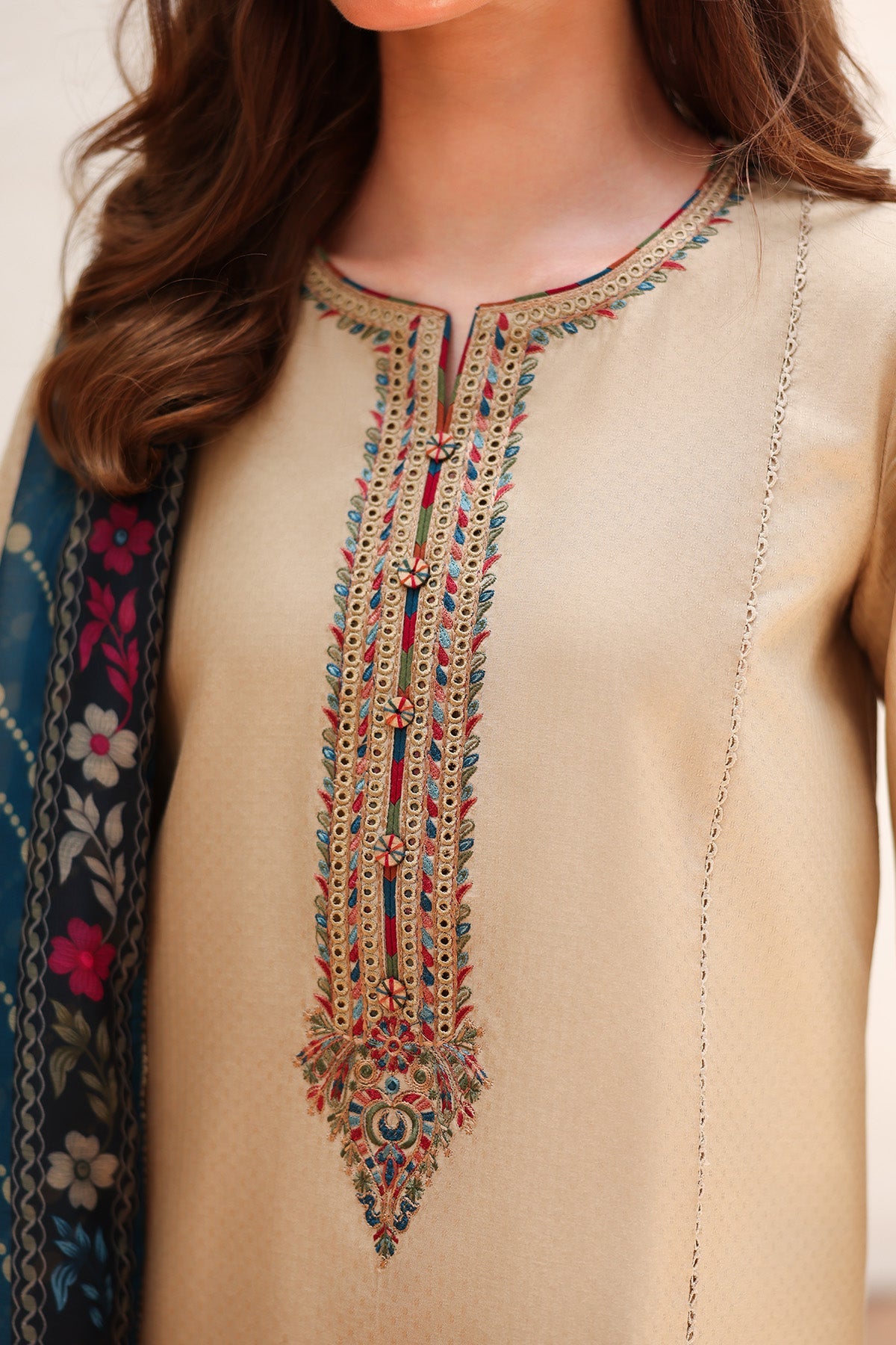 EMBROIDERED DOBBY LAWN USE-9216