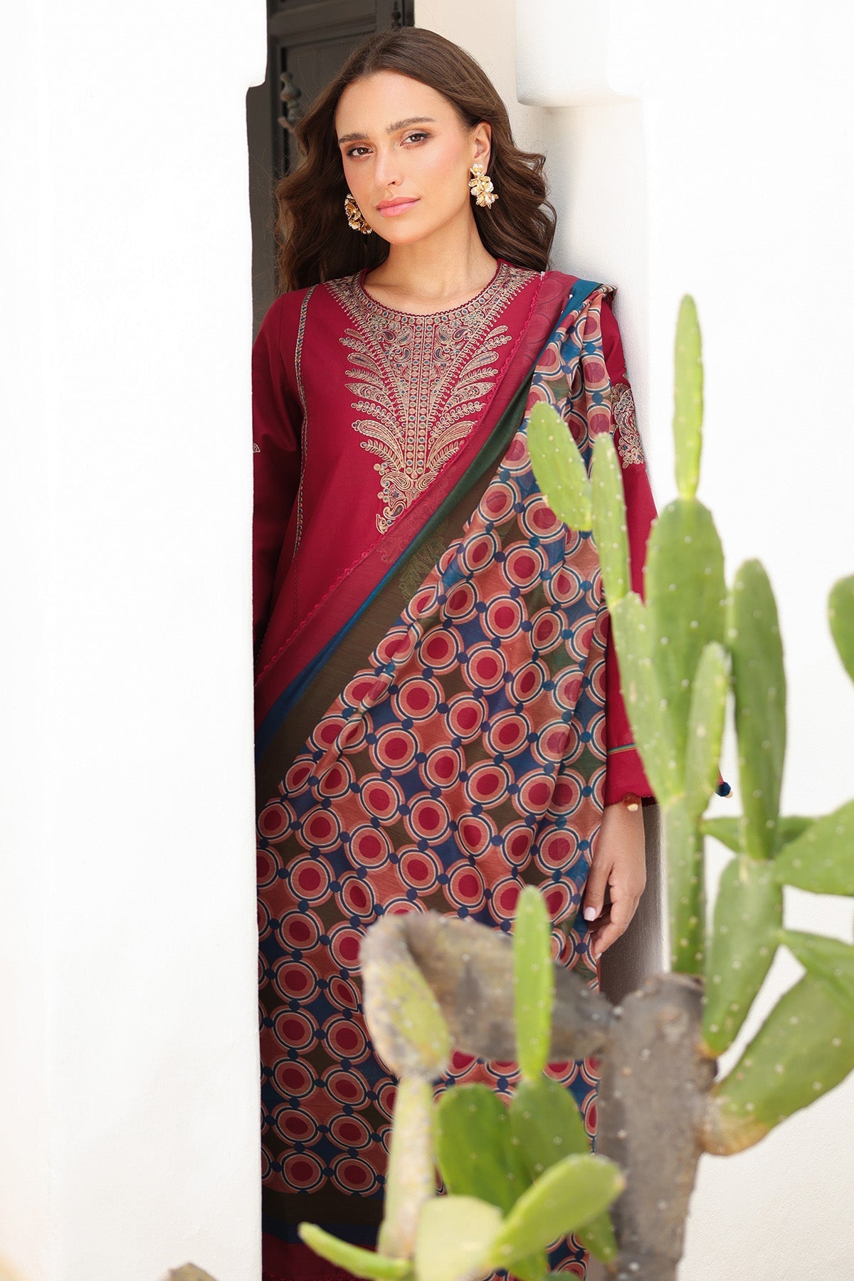 EMBROIDERED LAWN RTW-1236
