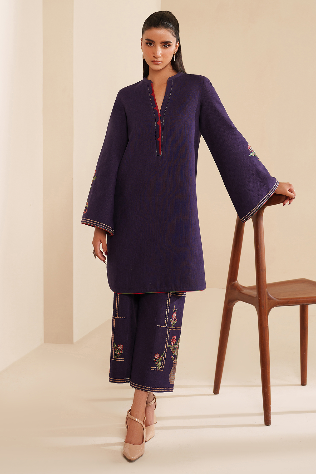 Embroidered Khaddar RTW-1263