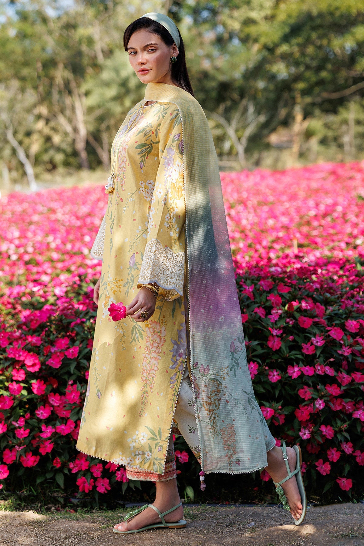 EMBROIDERED LAWN RTW-1307