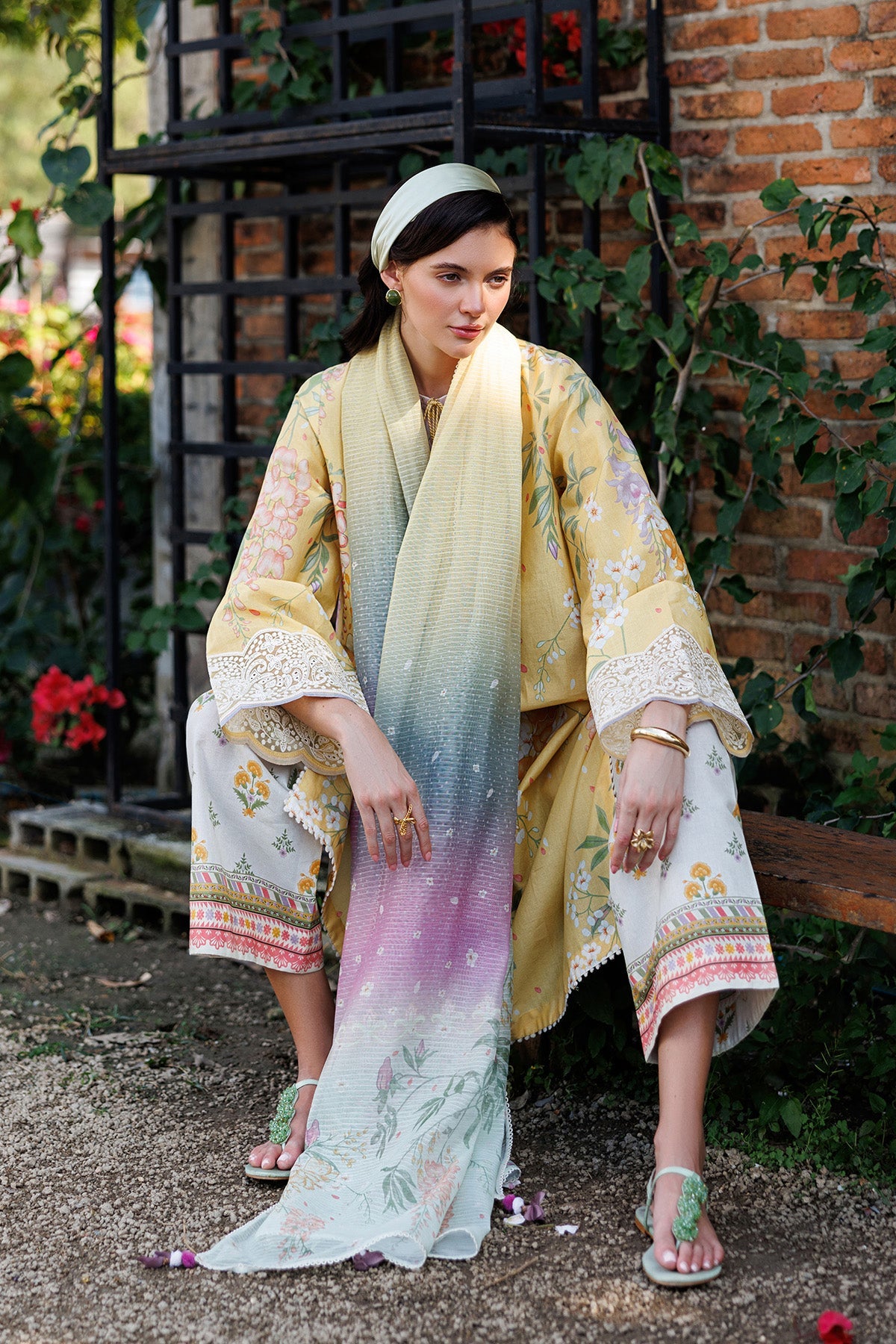 EMBROIDERED LAWN RTW-1307