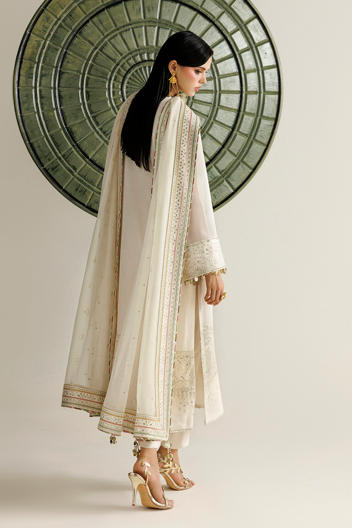 EMBROIDERED CHIFFON UC-3135