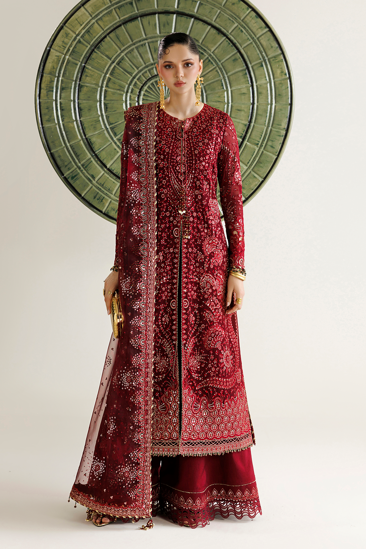 EMBROIDERED CHIFFON UC-3143