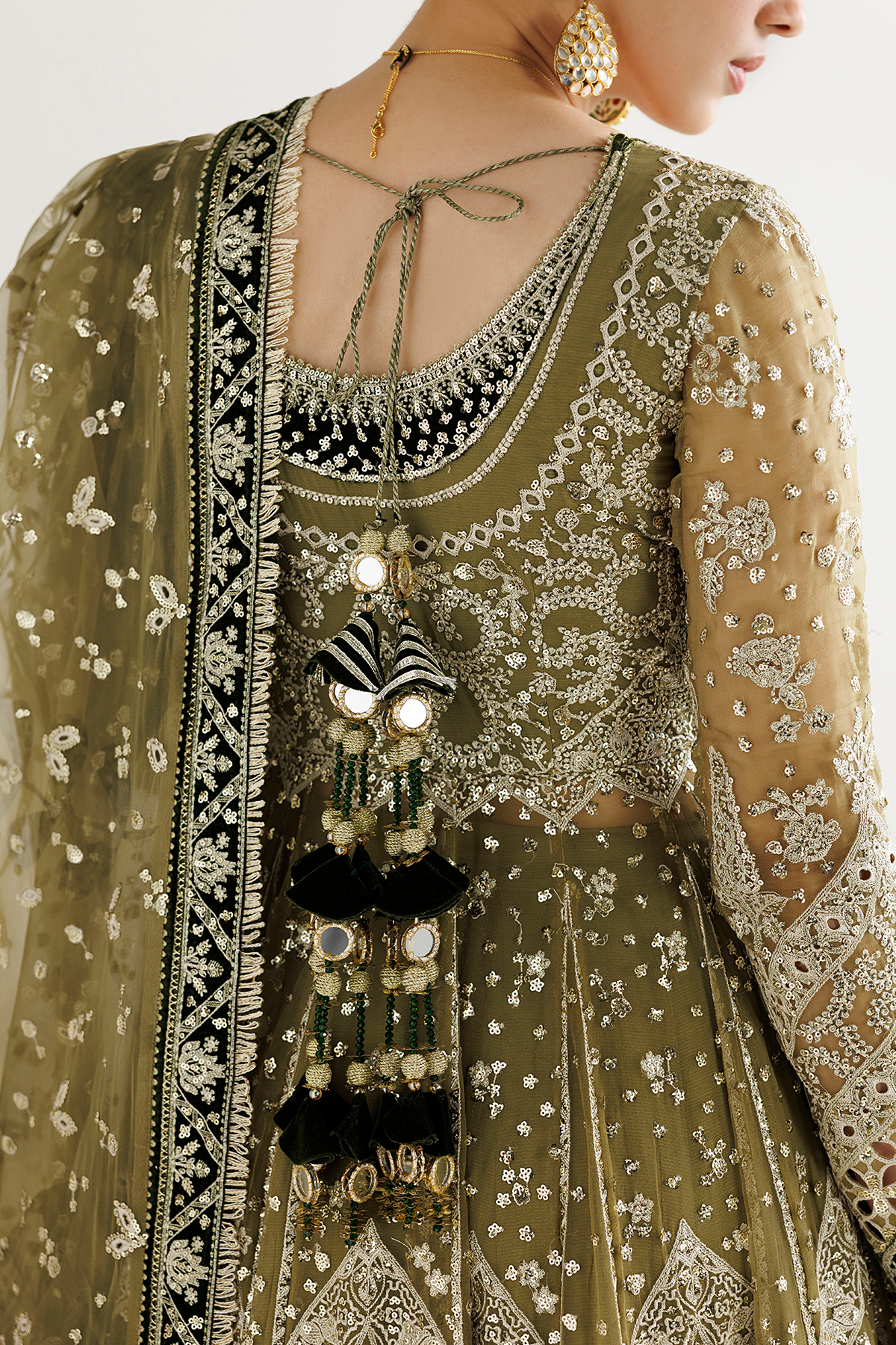EMBROIDERED CHIFFON UC-3141