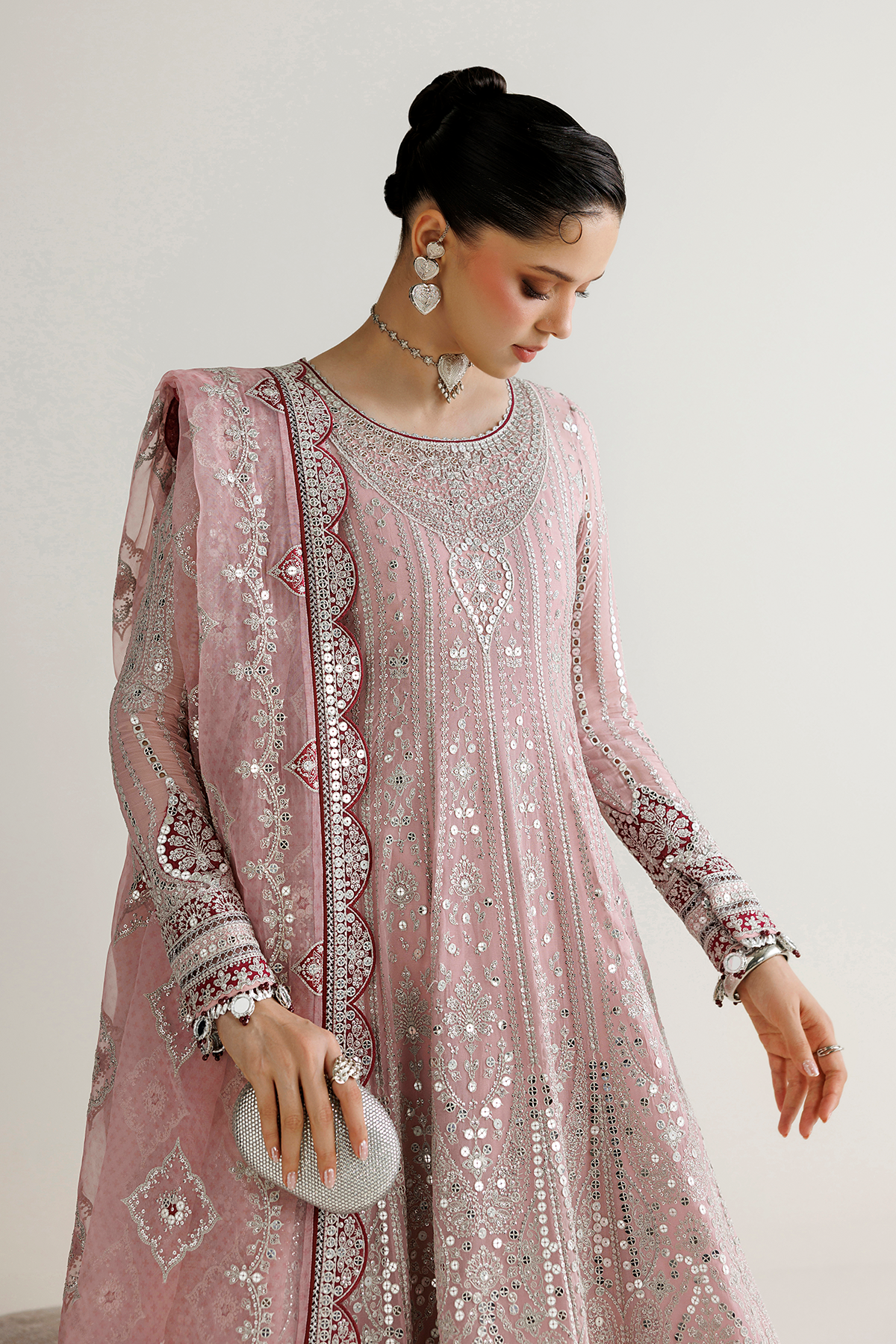 EMBROIDERED CHIFFON UC-3142