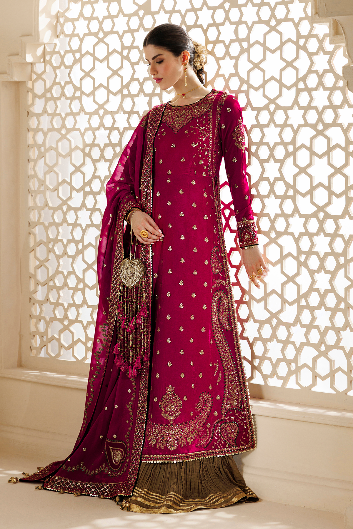 Embroidered Velvet Formal CVF26-D06