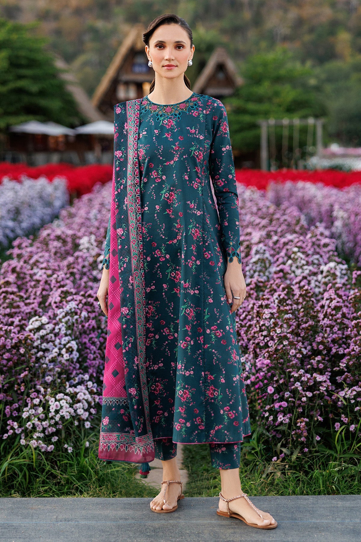 EMBROIDERED LAWN RTW-1285