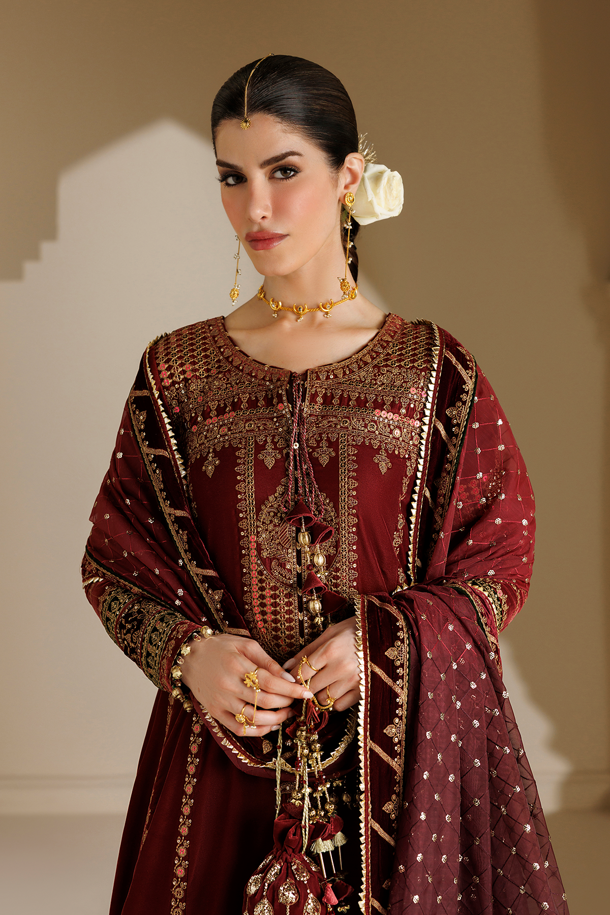 Embroidered Velvet Formal CVF26-D10