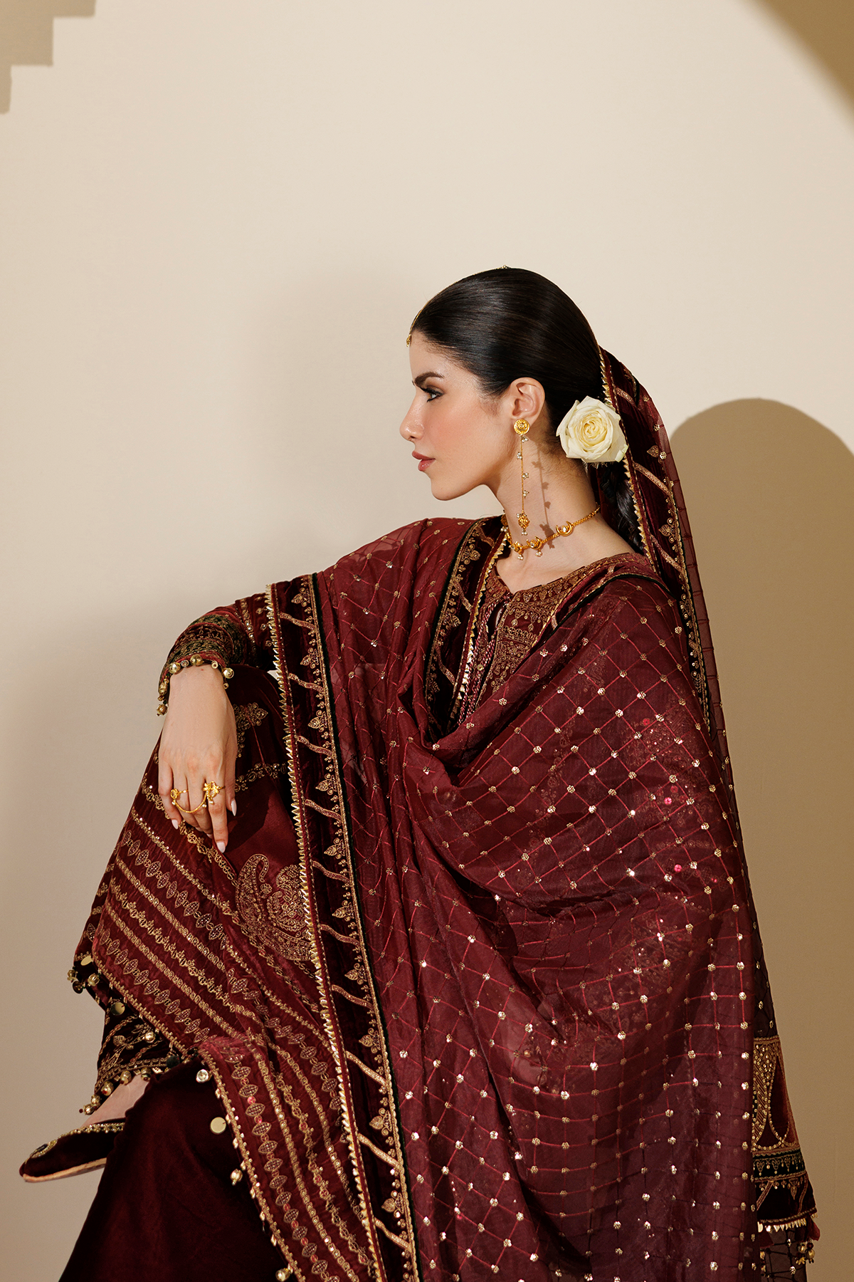 Embroidered Velvet Formal CVF26-D10