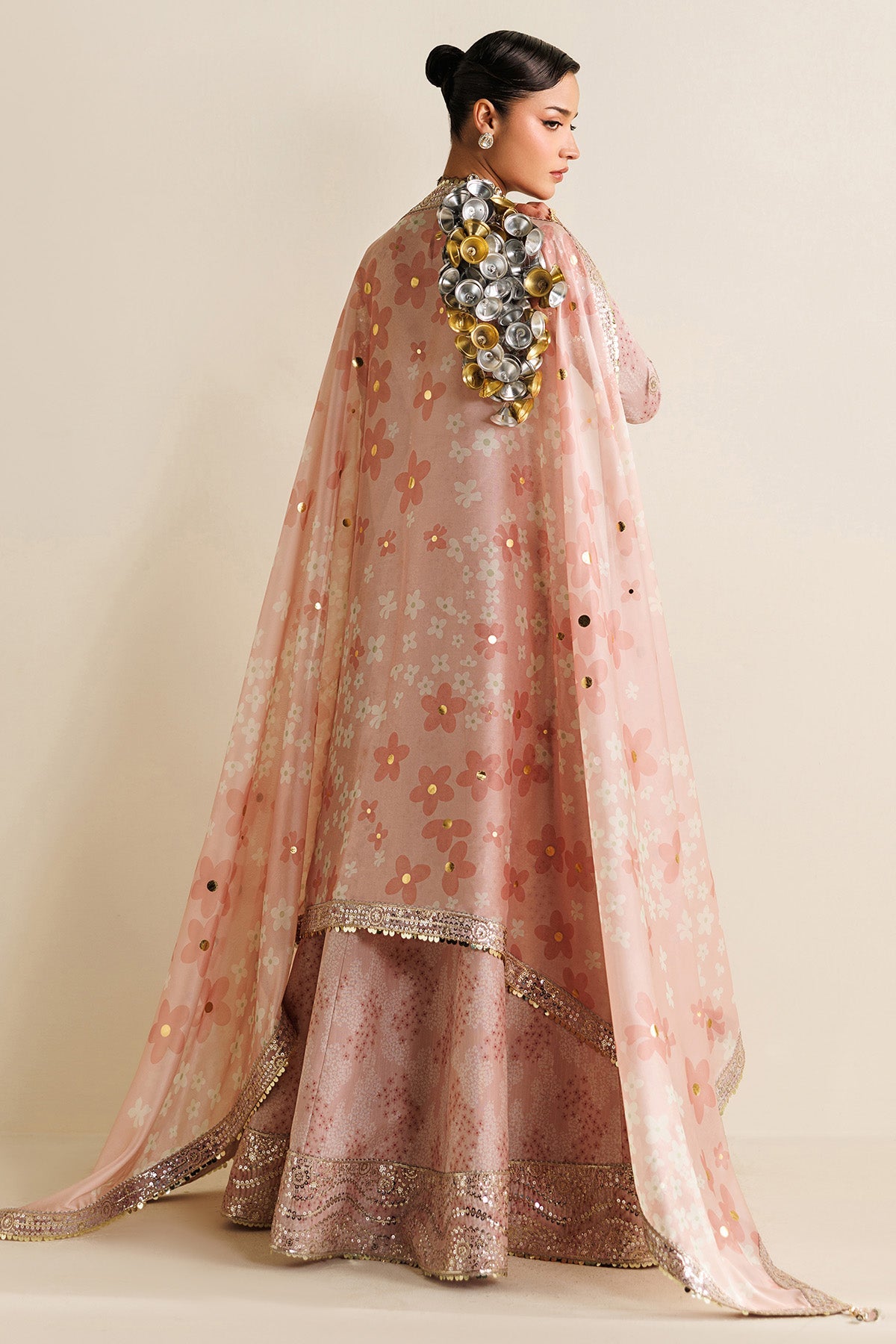 Embroidered Raw Silk UR-7067