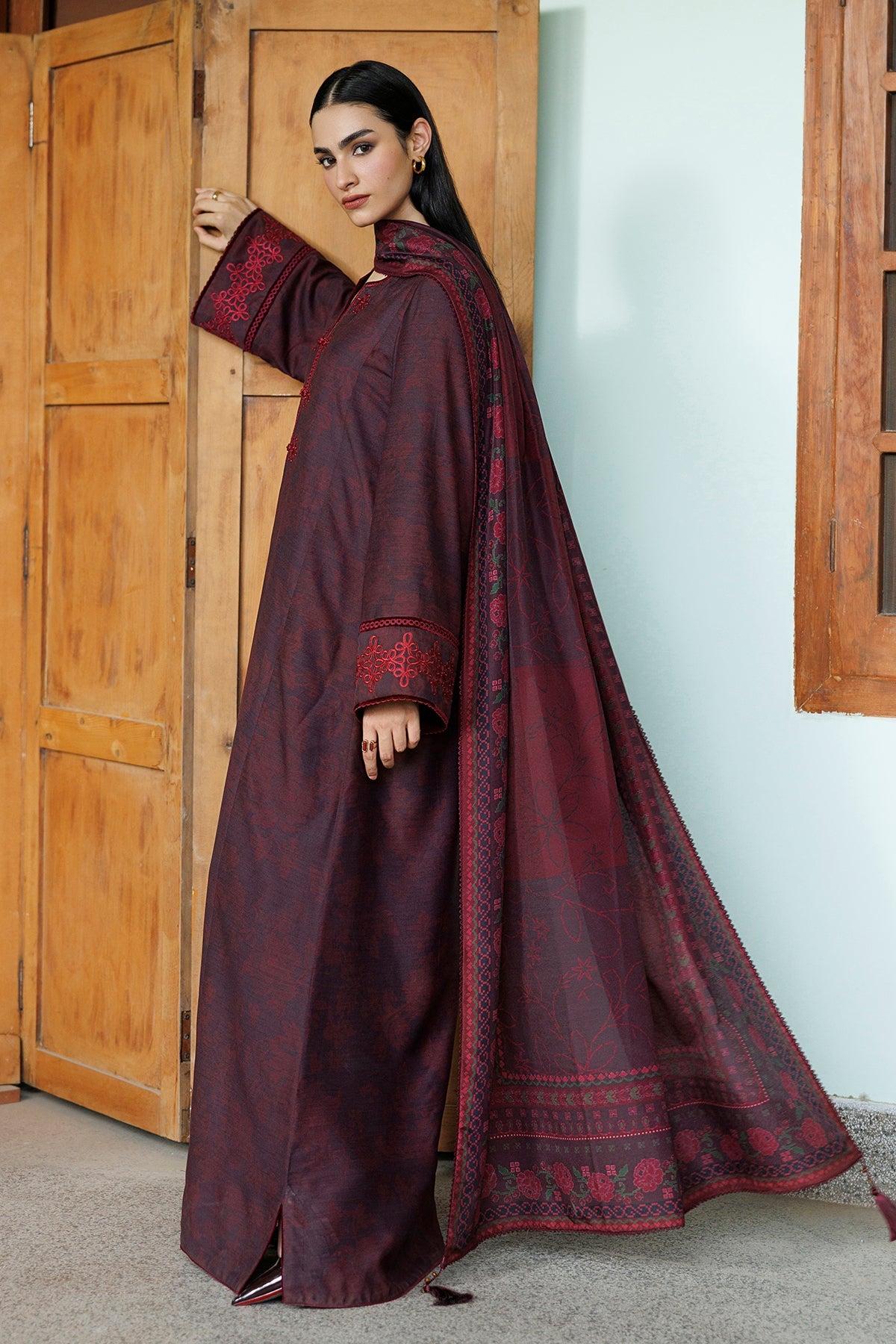 EMBROIDERED PREMIUM VISCOSE RTW-0249