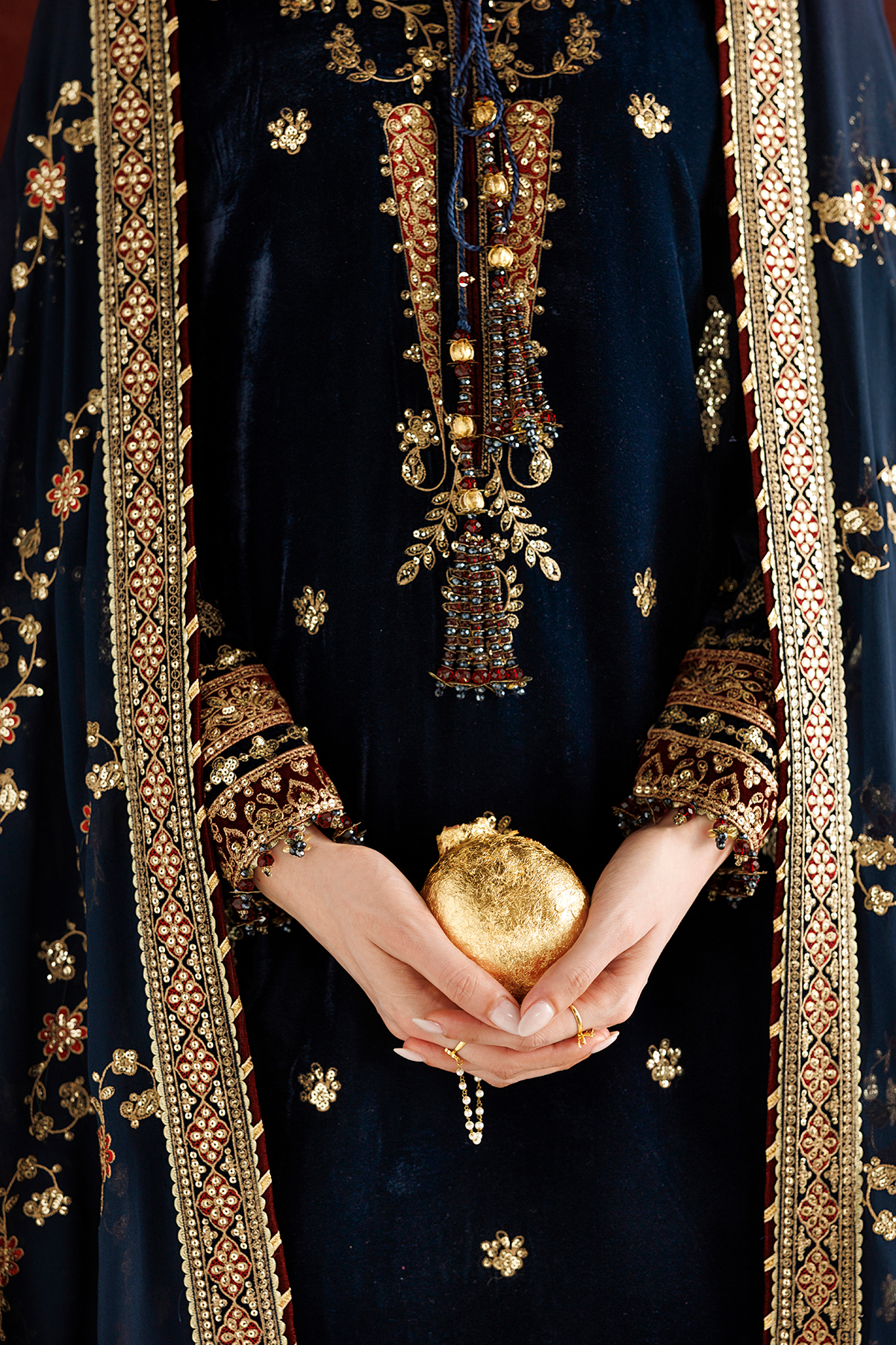 Embroidered Velvet Formal CVF26-D11
