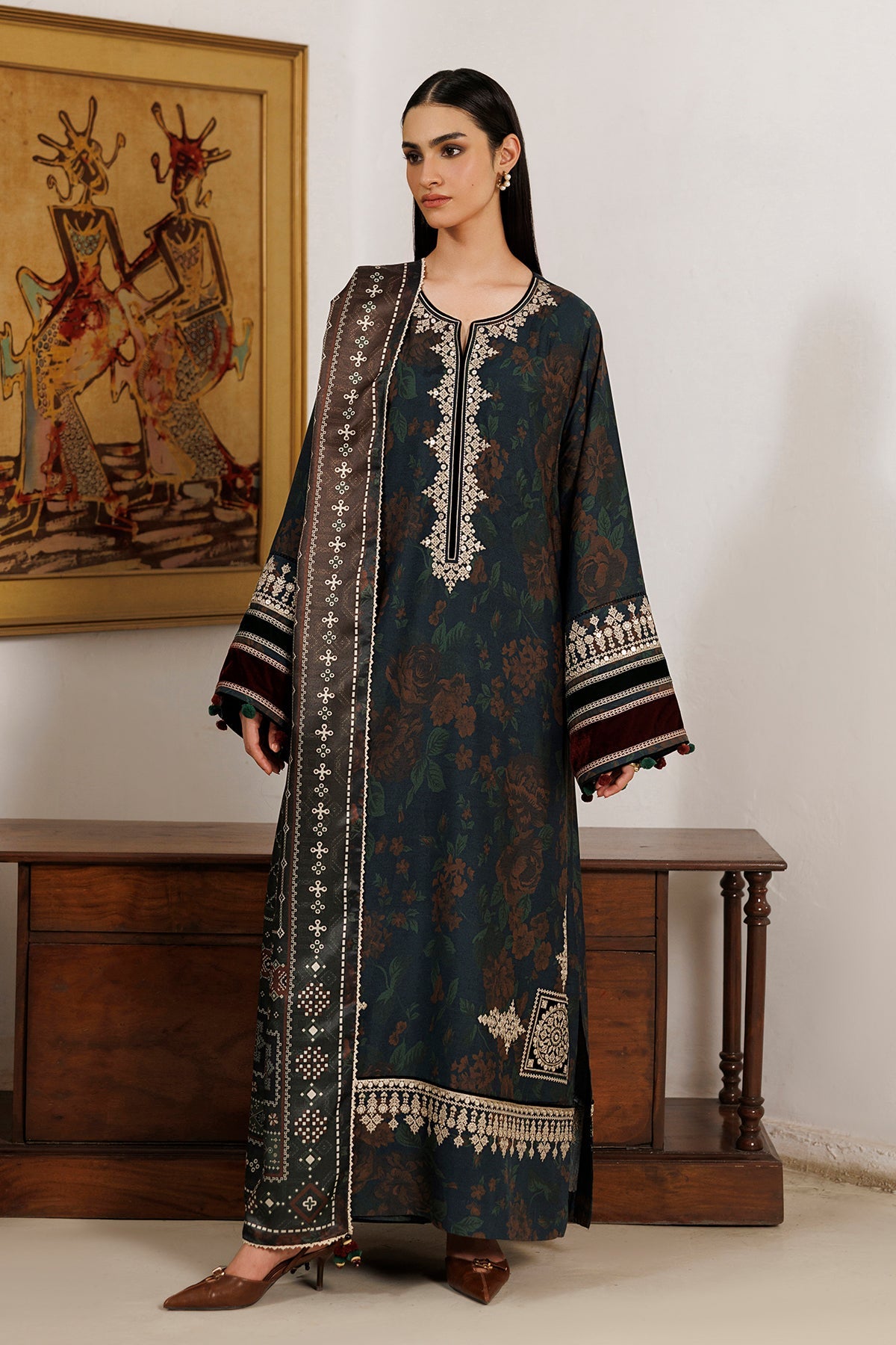 EMBROIDERED PREMIUM VISCOSE RTW-0266
