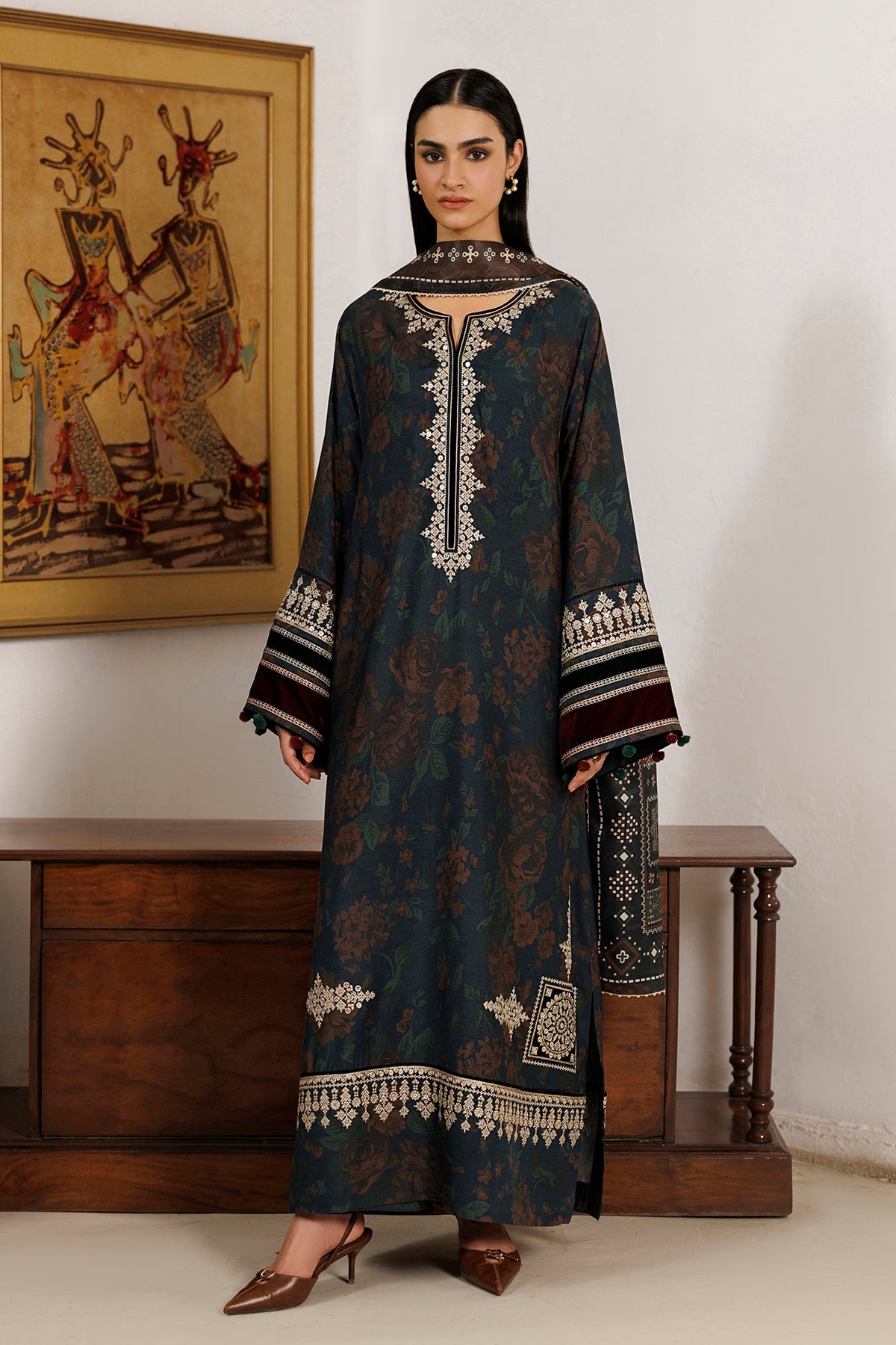 EMBROIDERED PREMIUM VISCOSE UW-0266