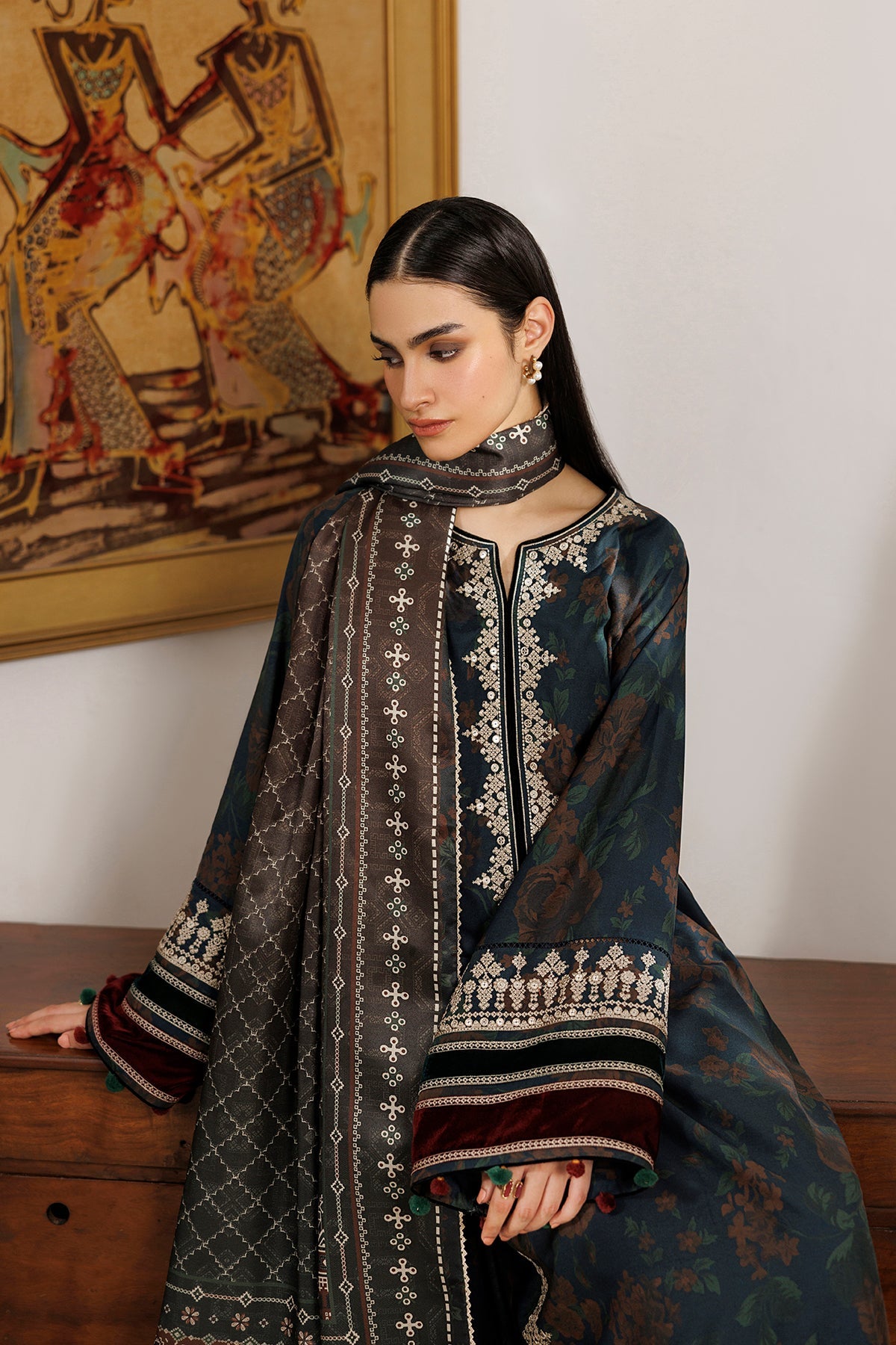 EMBROIDERED PREMIUM VISCOSE UW-0266