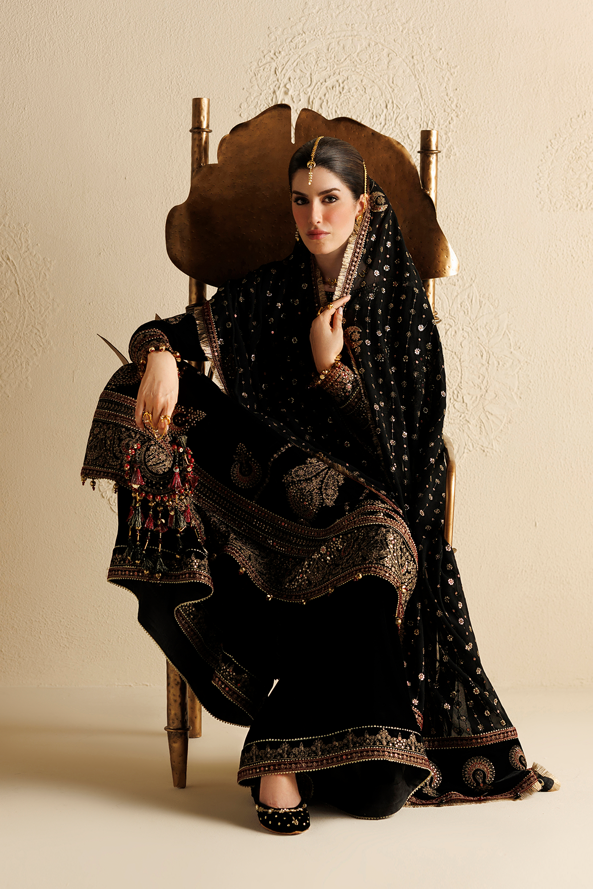 Embroidered Velvet Formal CVF26-D01