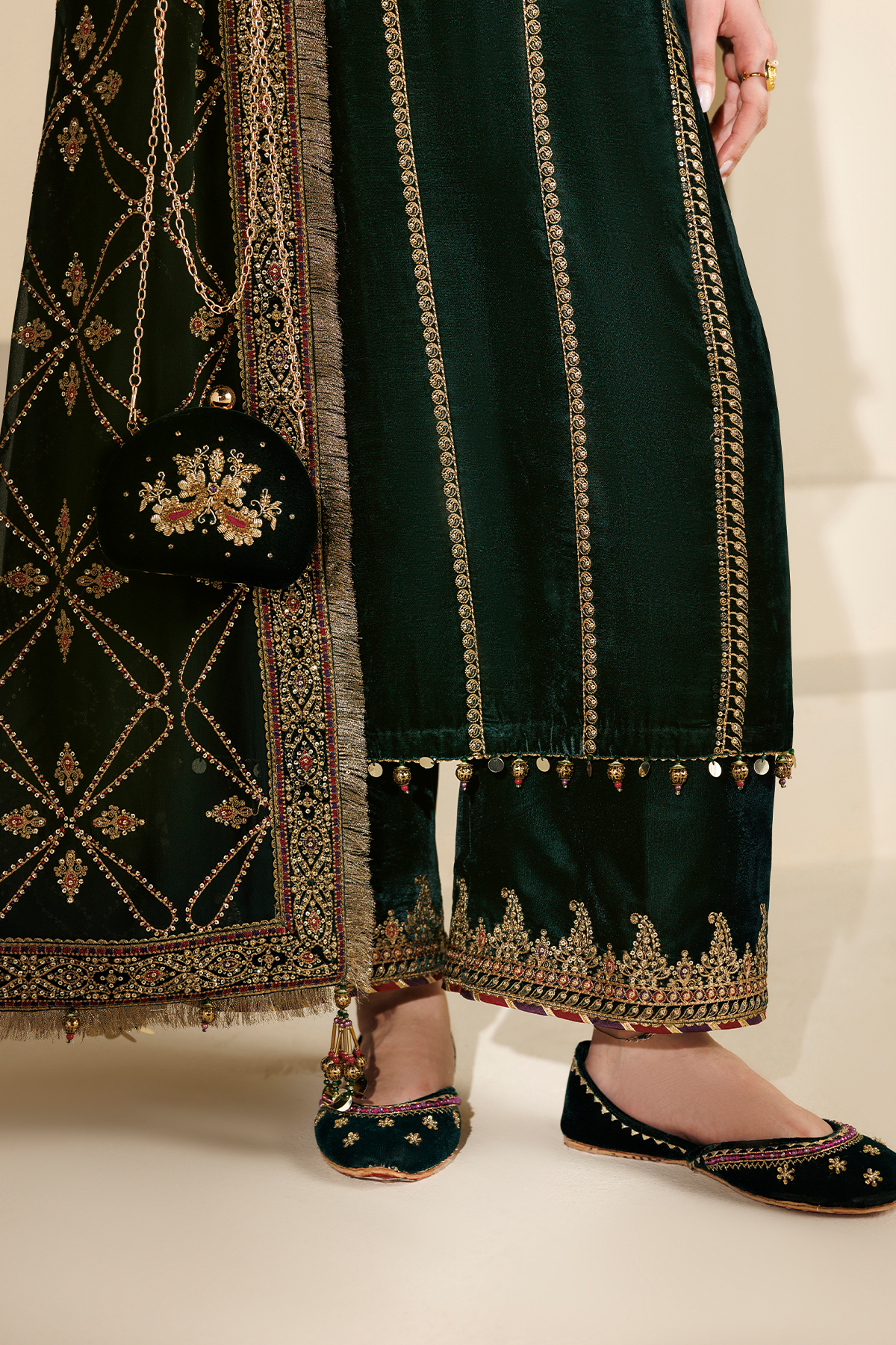 Embroidered Velvet Formal CVF26-D07