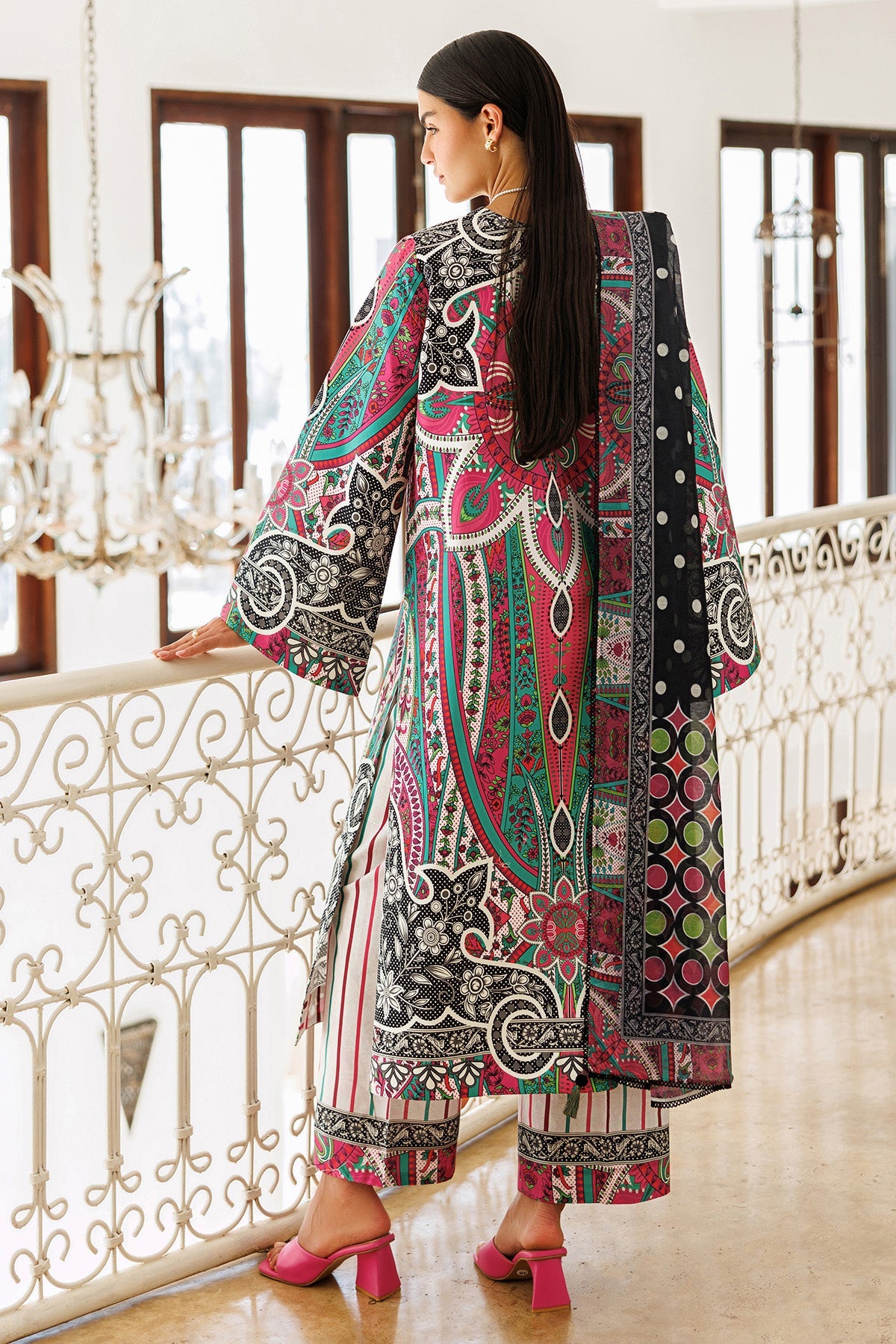 DIGITAL PRINTED LAWN USE-9321
