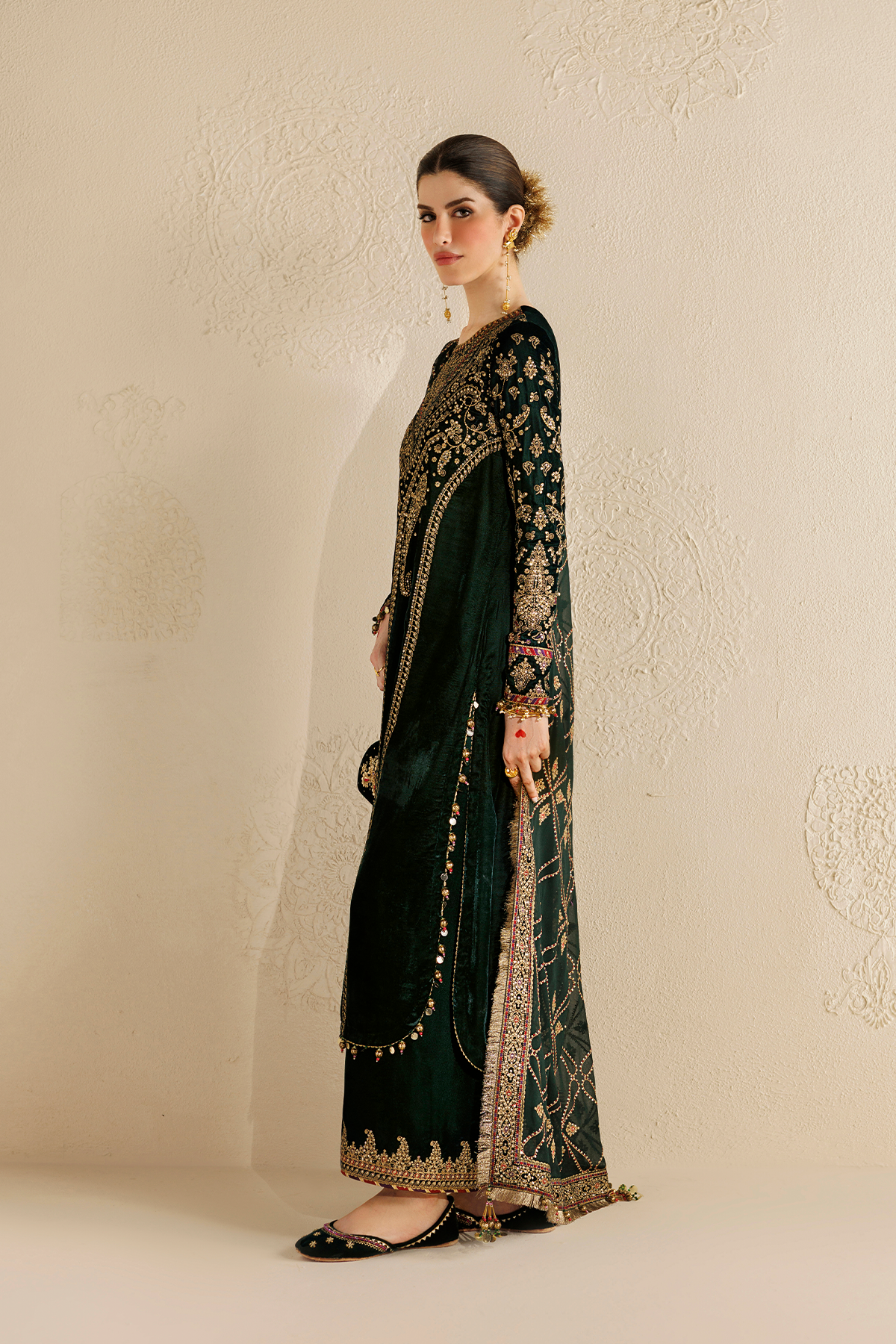 Embroidered Velvet Formal CVF26-D07