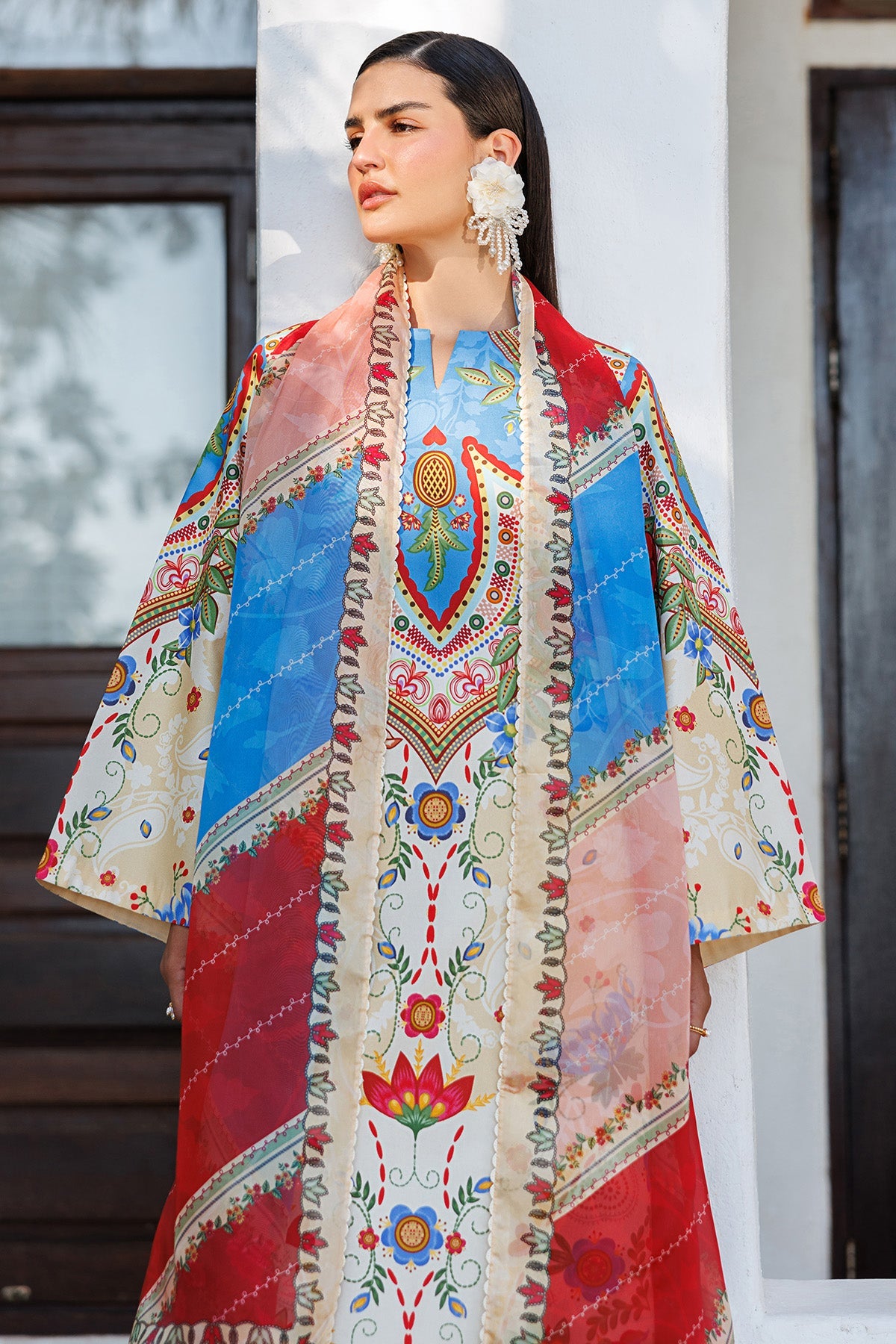 EMBROIDERED LAWN USE-9312