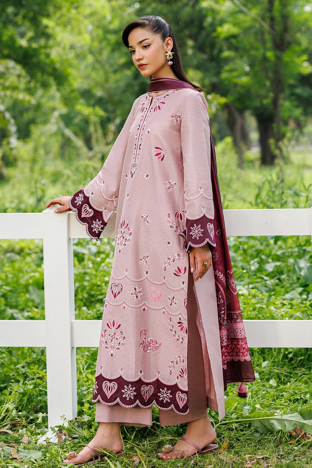 EMBROIDERED LAWN RTW-9348