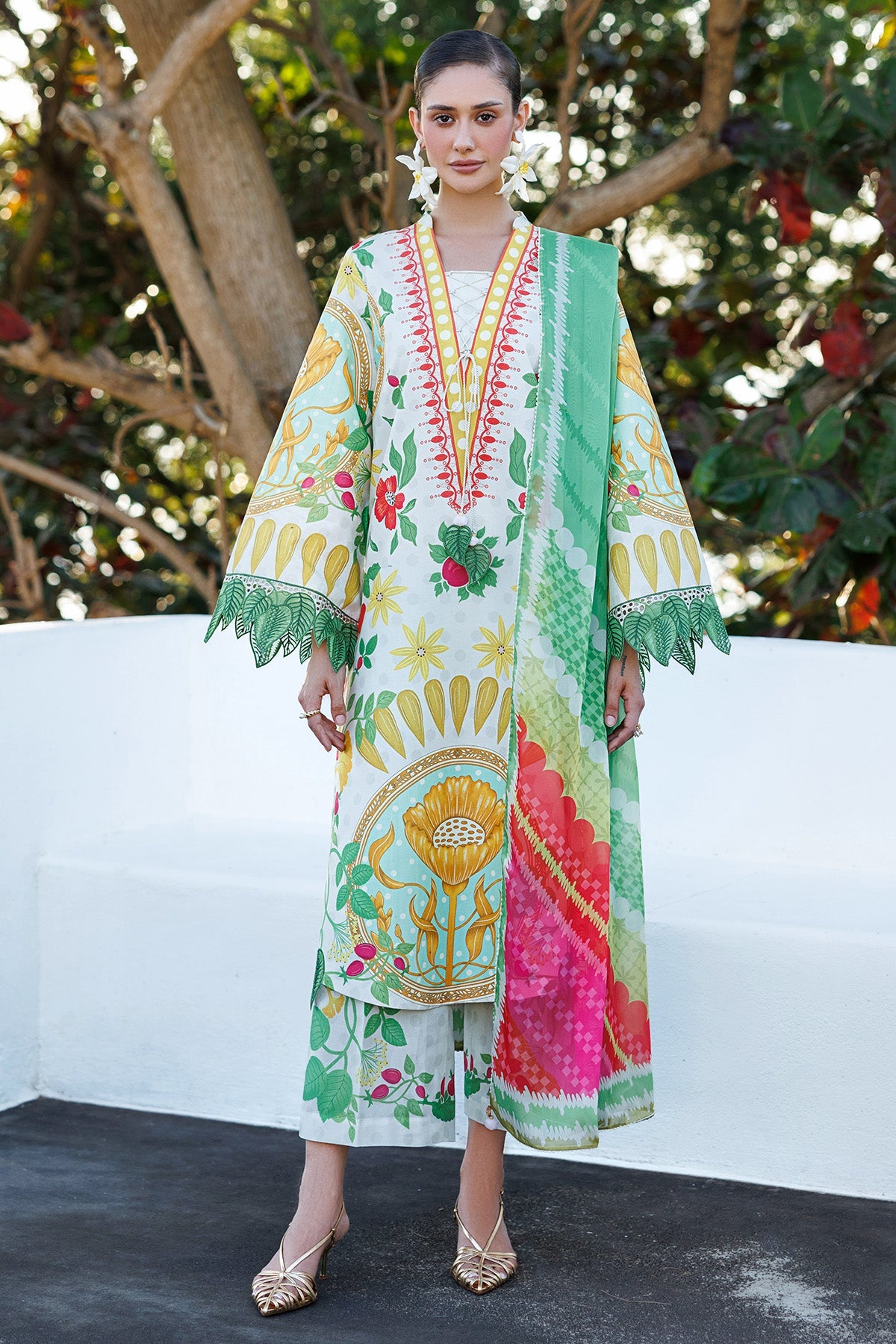 EMBROIDERED LAWN USE-9286