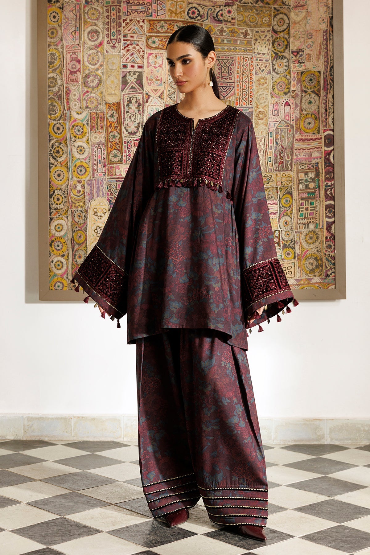 EMBROIDERED PREMIUM VISCOSE RTW-1333