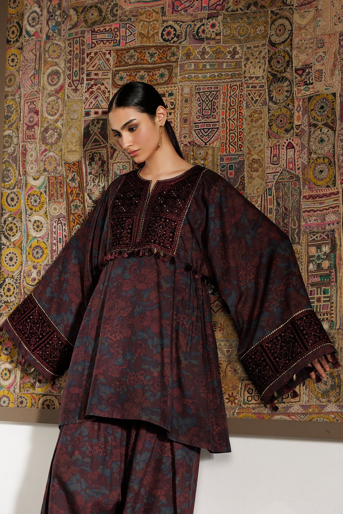 EMBROIDERED PREMIUM VISCOSE RTW-1333