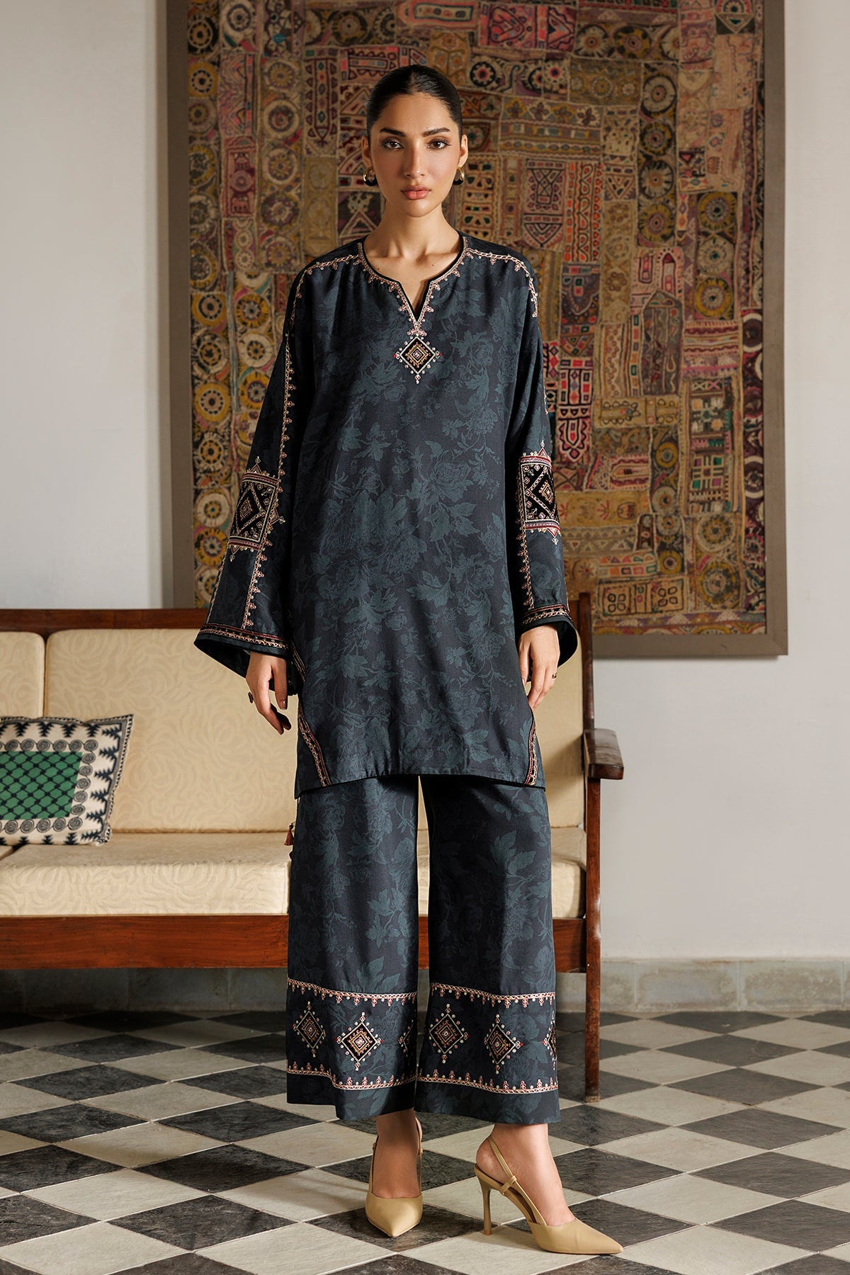 EMBROIDERED PREMIUM VISCOSE RTW-1332