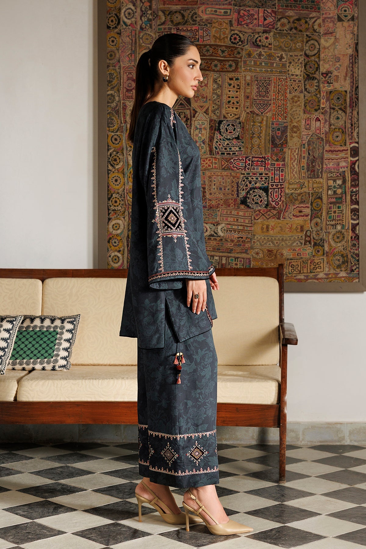 EMBROIDERED PREMIUM VISCOSE RTW-1332