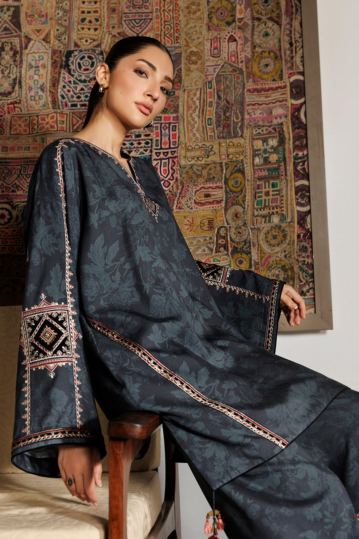 EMBROIDERED PREMIUM VISCOSE RTW-1332
