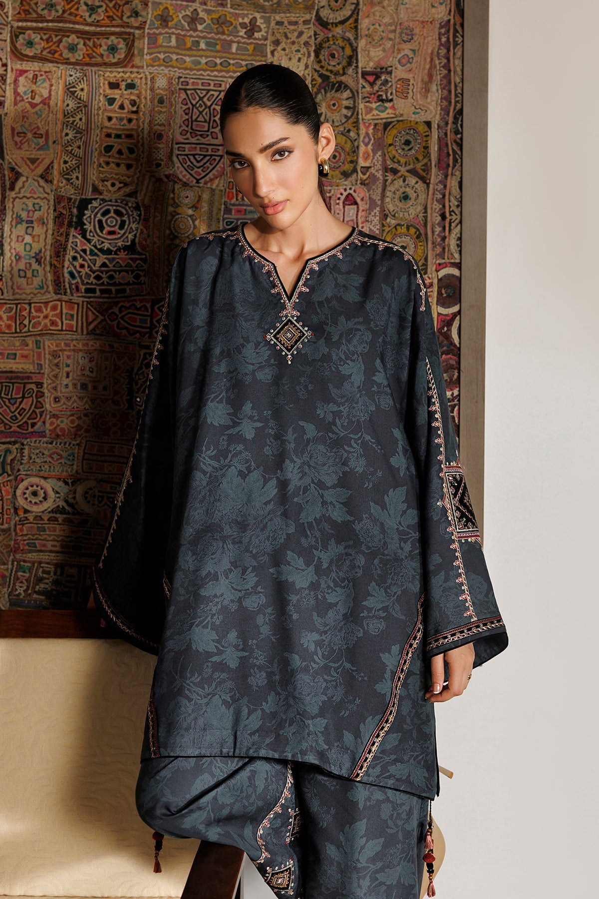 EMBROIDERED PREMIUM VISCOSE RTW-1332
