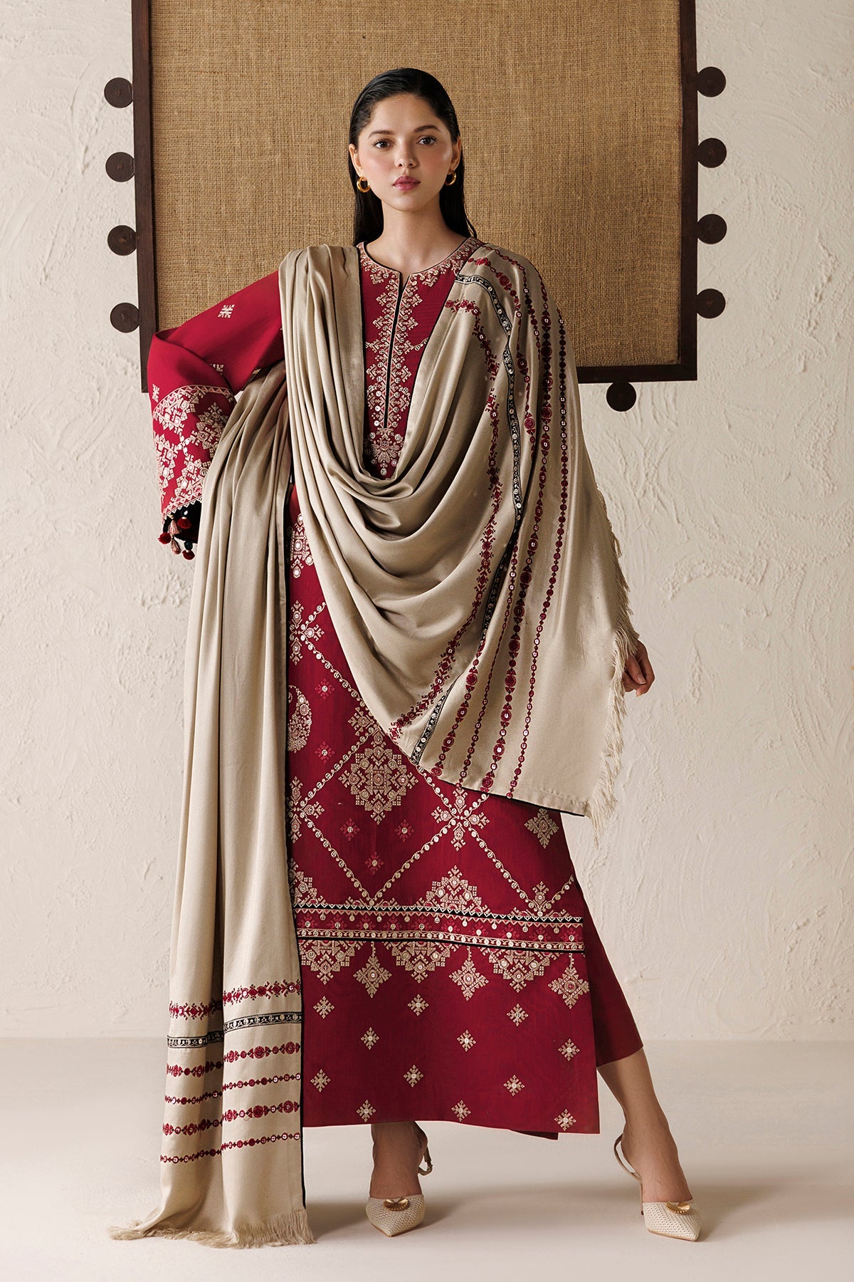 EMBROIDERED PREMIUM KHADDAR UW-0284