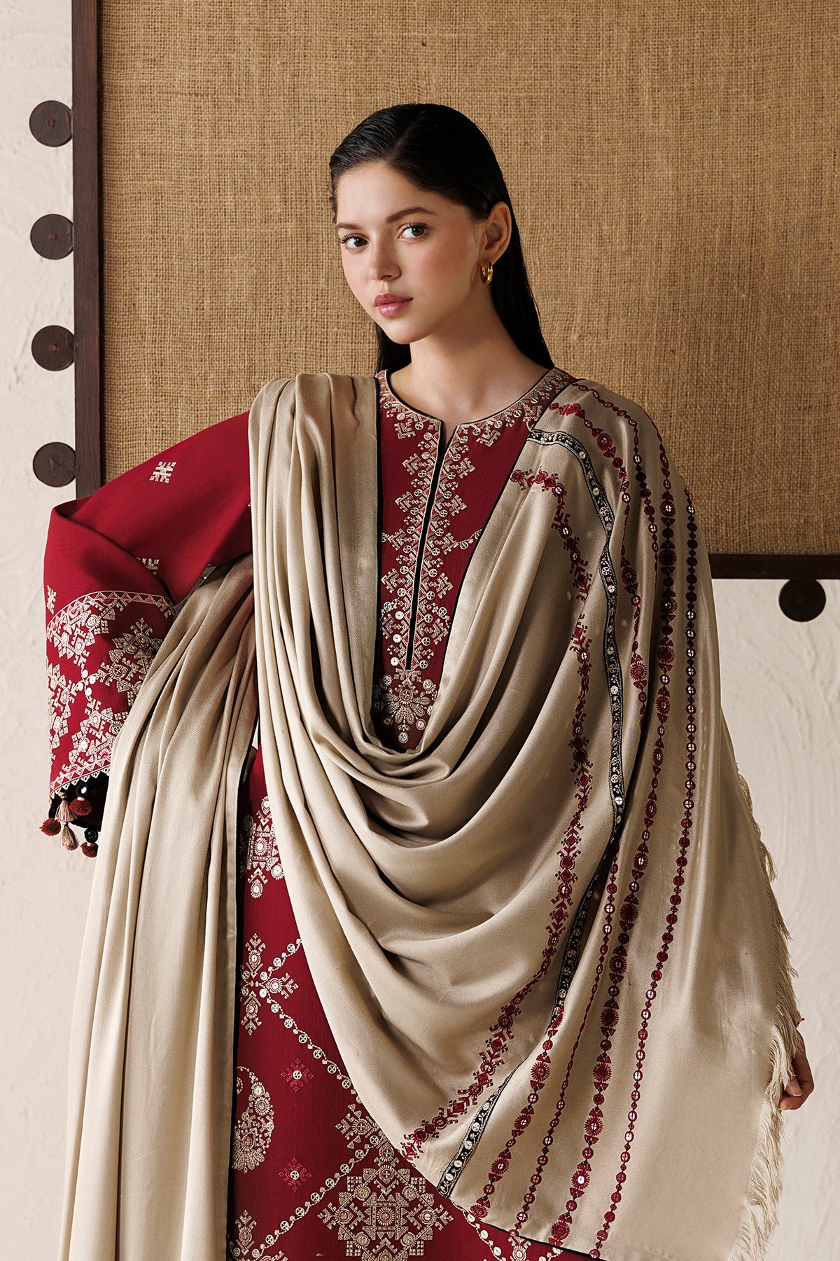 EMBROIDERED PREMIUM KHADDAR UW-0284