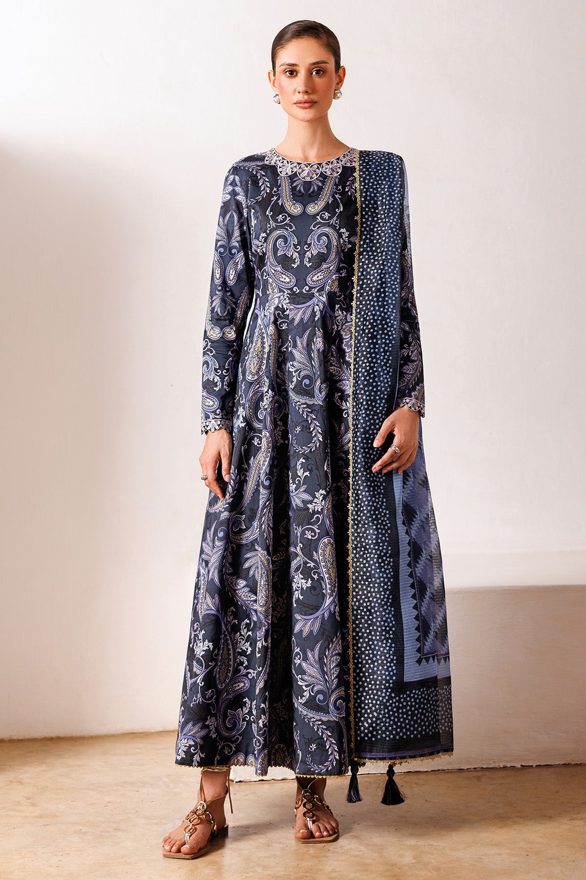 EMBROIDERED LAWN RTW-1286