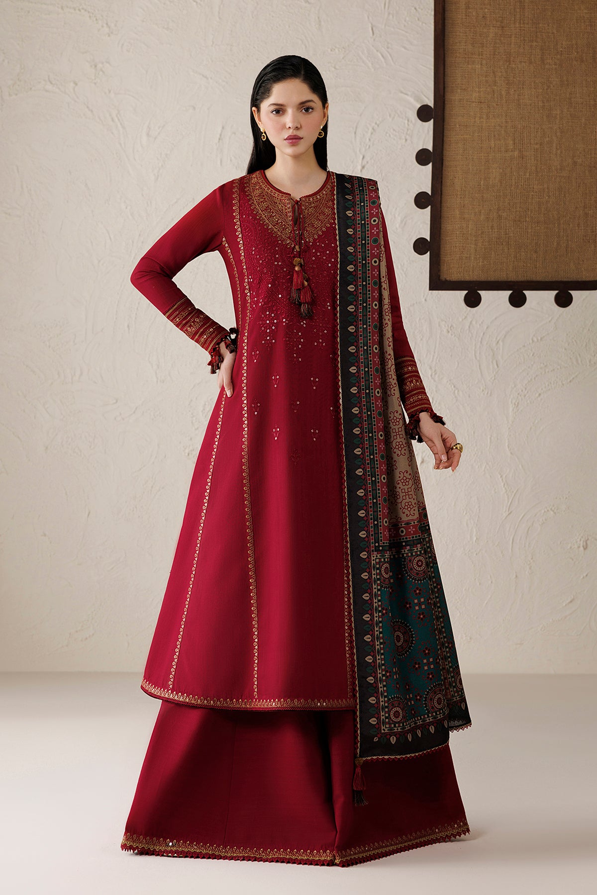 EMBROIDERED PREMIUM KHADDAR RTW-0252