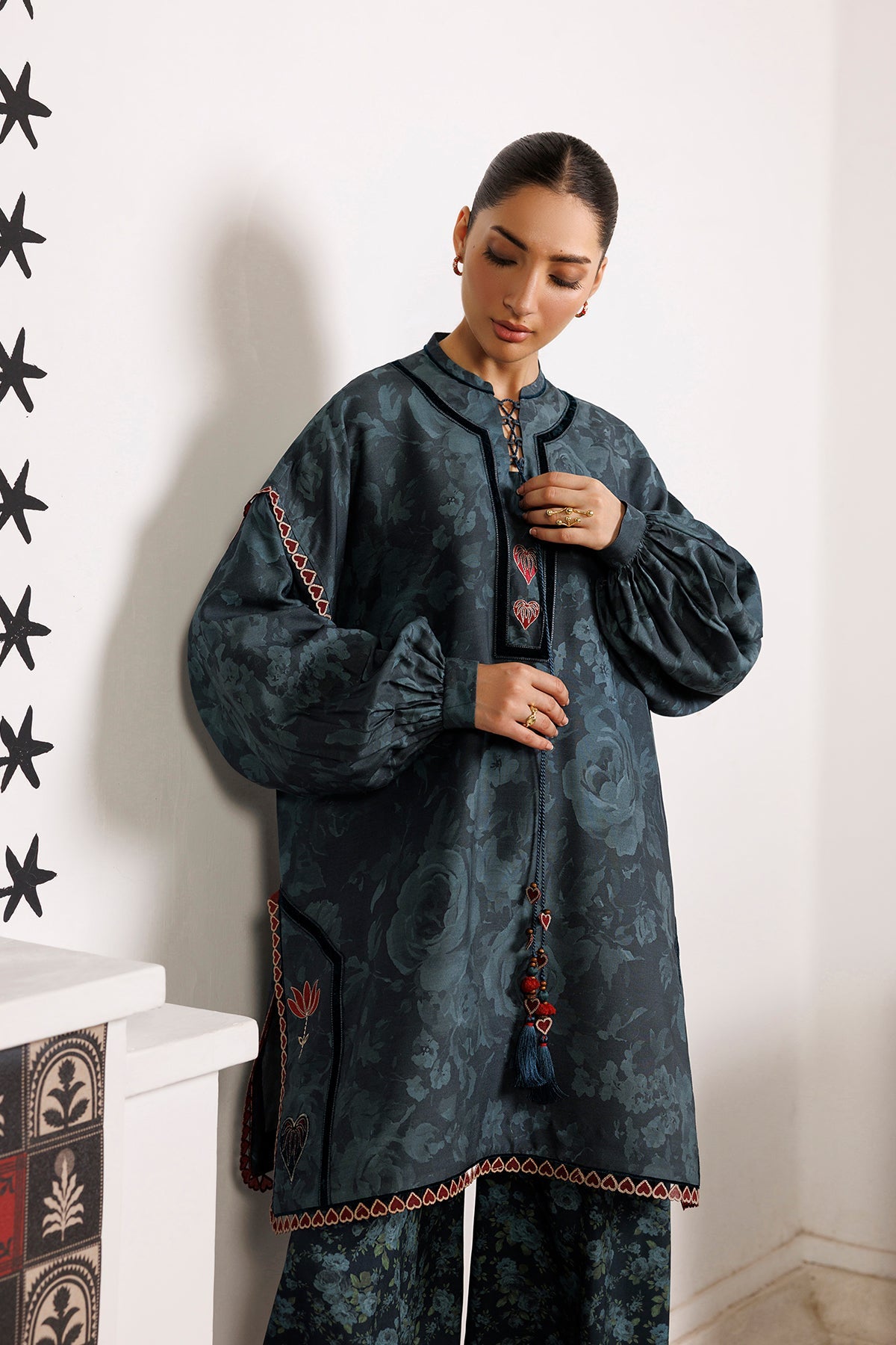 EMBROIDERED PREMIUM VISCOSE RTW-1336