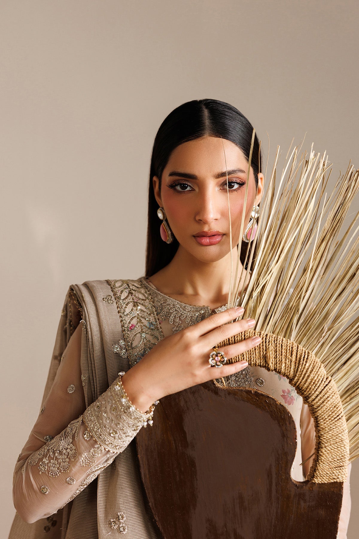 EMBROIDERED CHIFFON UC-3117