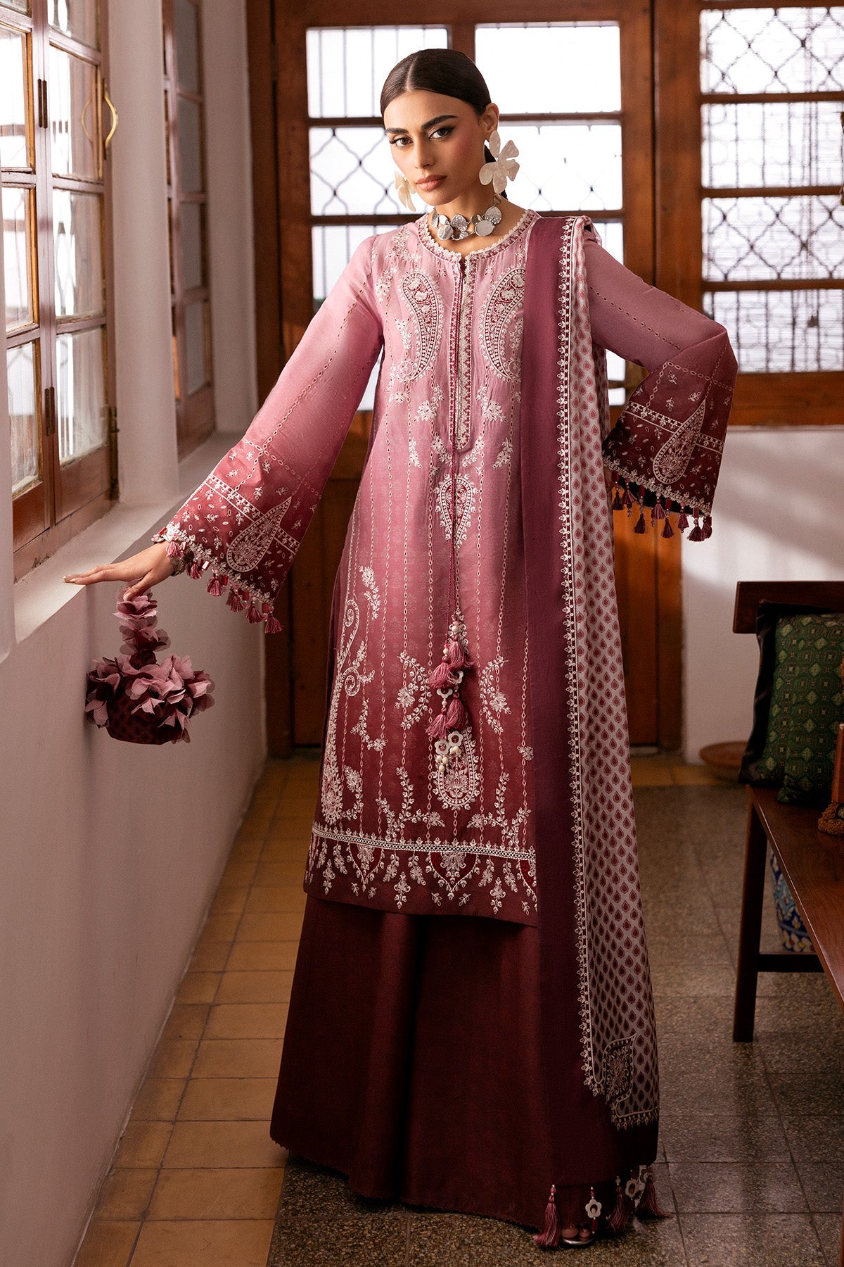 Embroidered Luxury Lawn SL26-D08